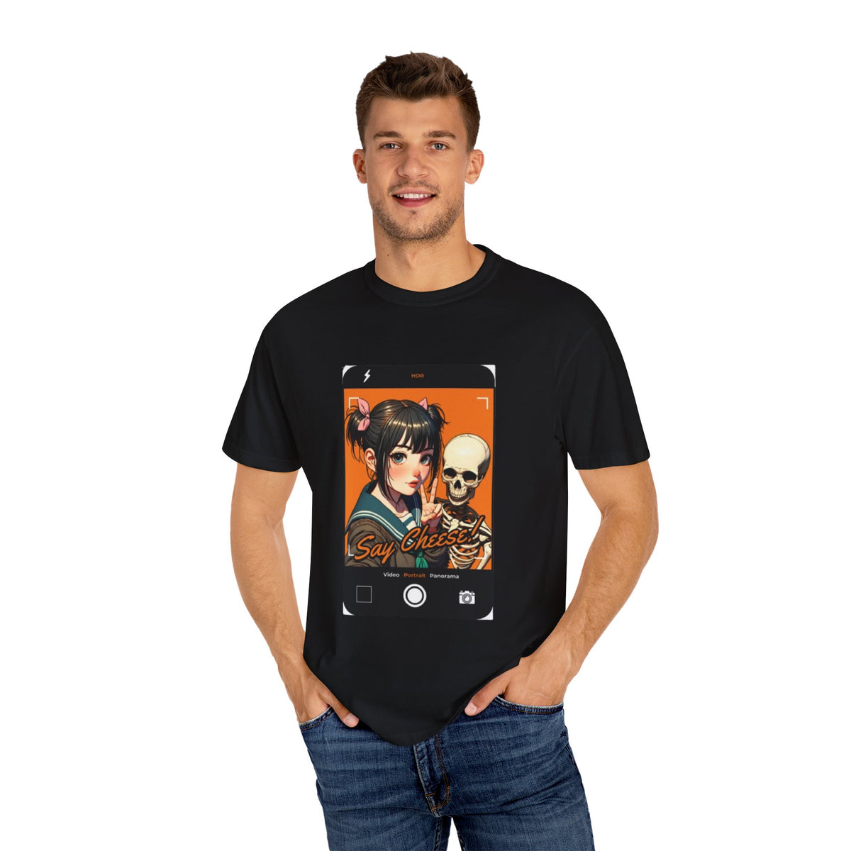 Say Cheese Just For Fun Unisex Garment-Dyed T-Shirt