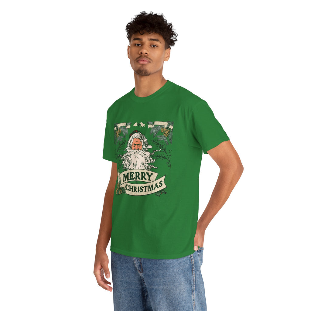Vintage Santa Christmas Shirt, Retro Merry Christmas Tee, Old Fashioned Santa Graphic T-Shirt, Nostalgic Holiday Gift