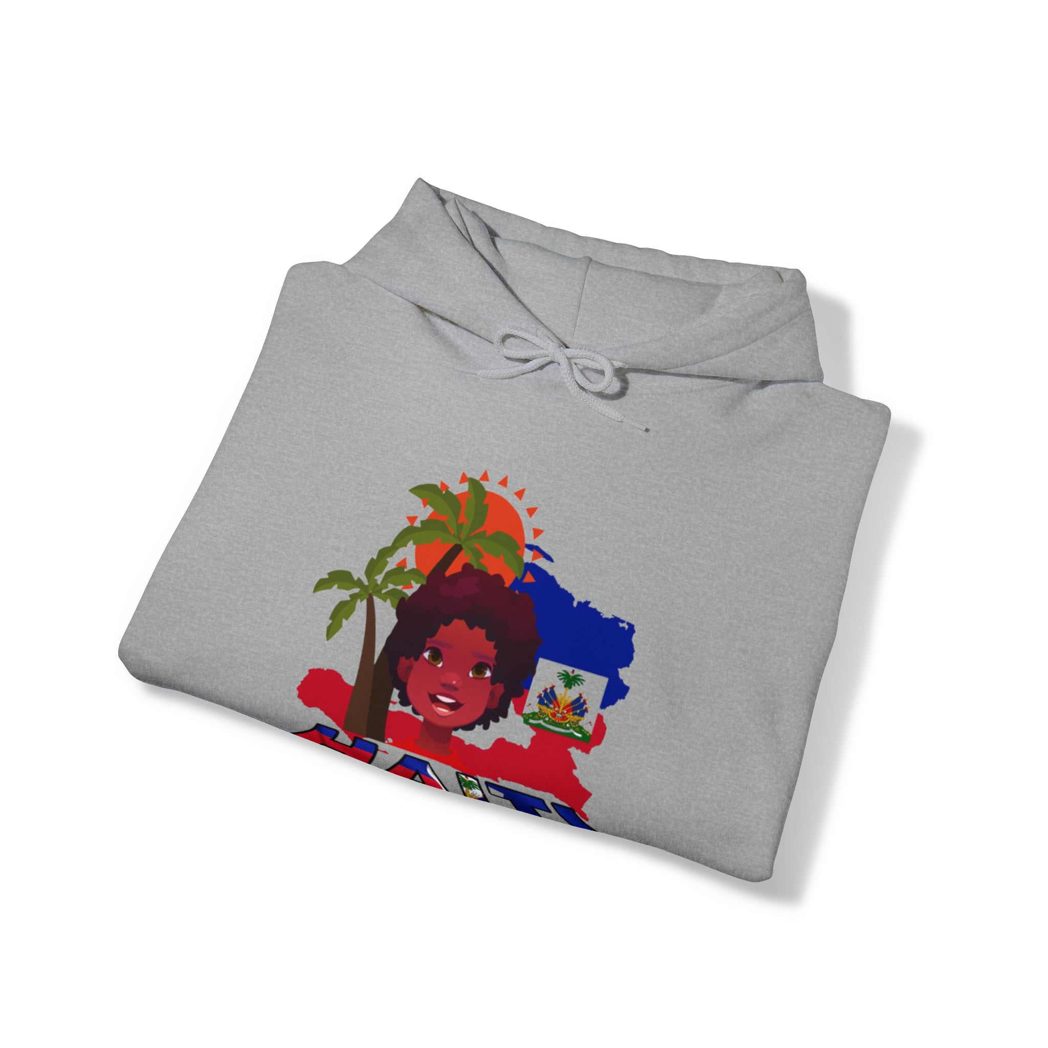 Haiti 509 Co. - Unisex Heavy Blend™ Hooded Sweatshirt Design By Itchy/HBS