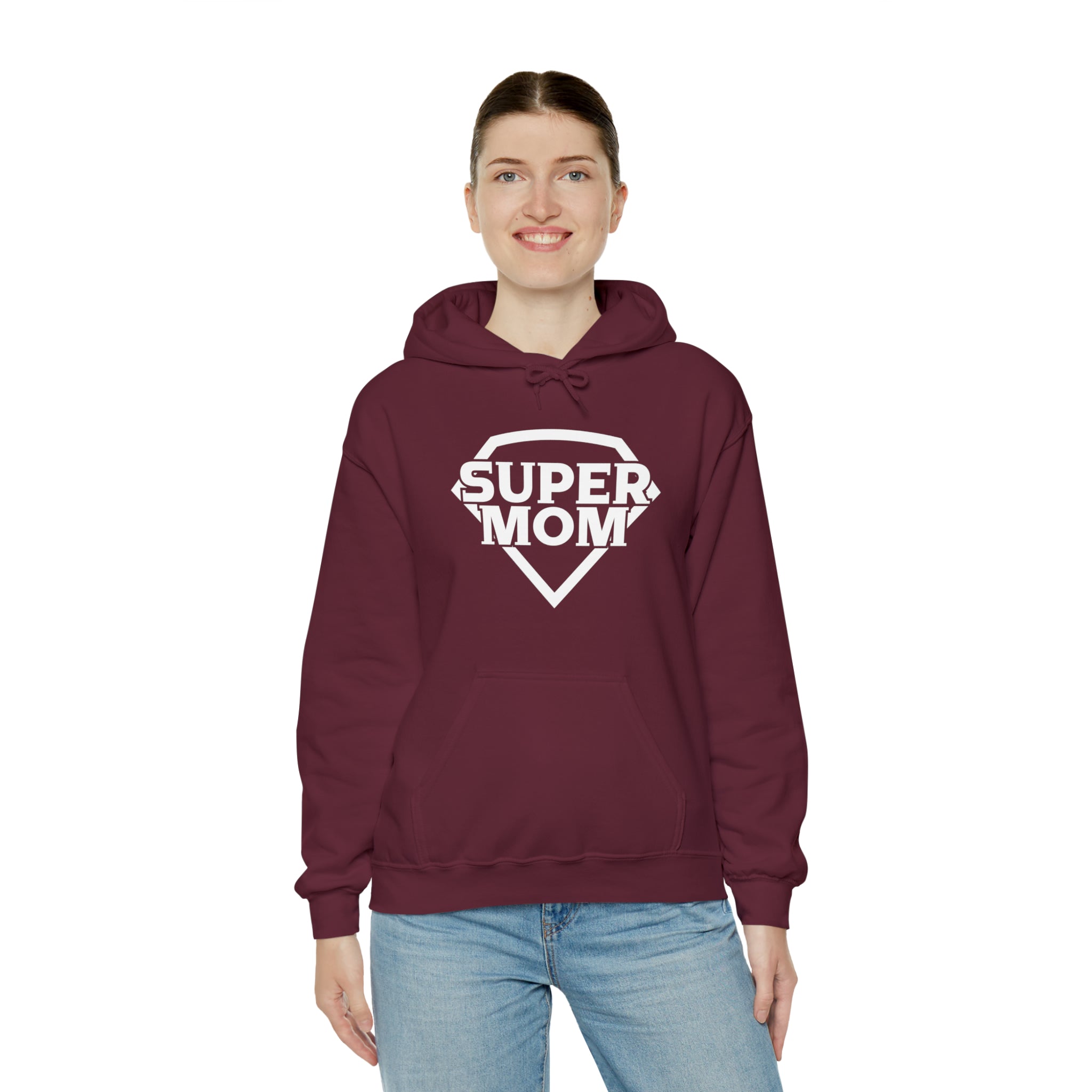 Super Mom .  Hooded Sweatshirt