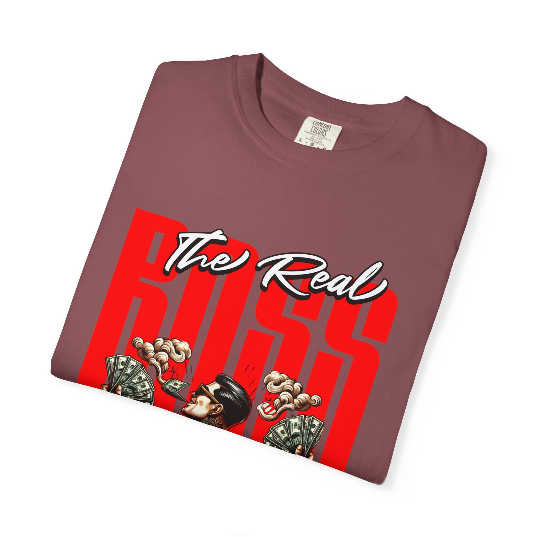 The Real Boss 2026 unisex Garment-Dyed T-Shirt