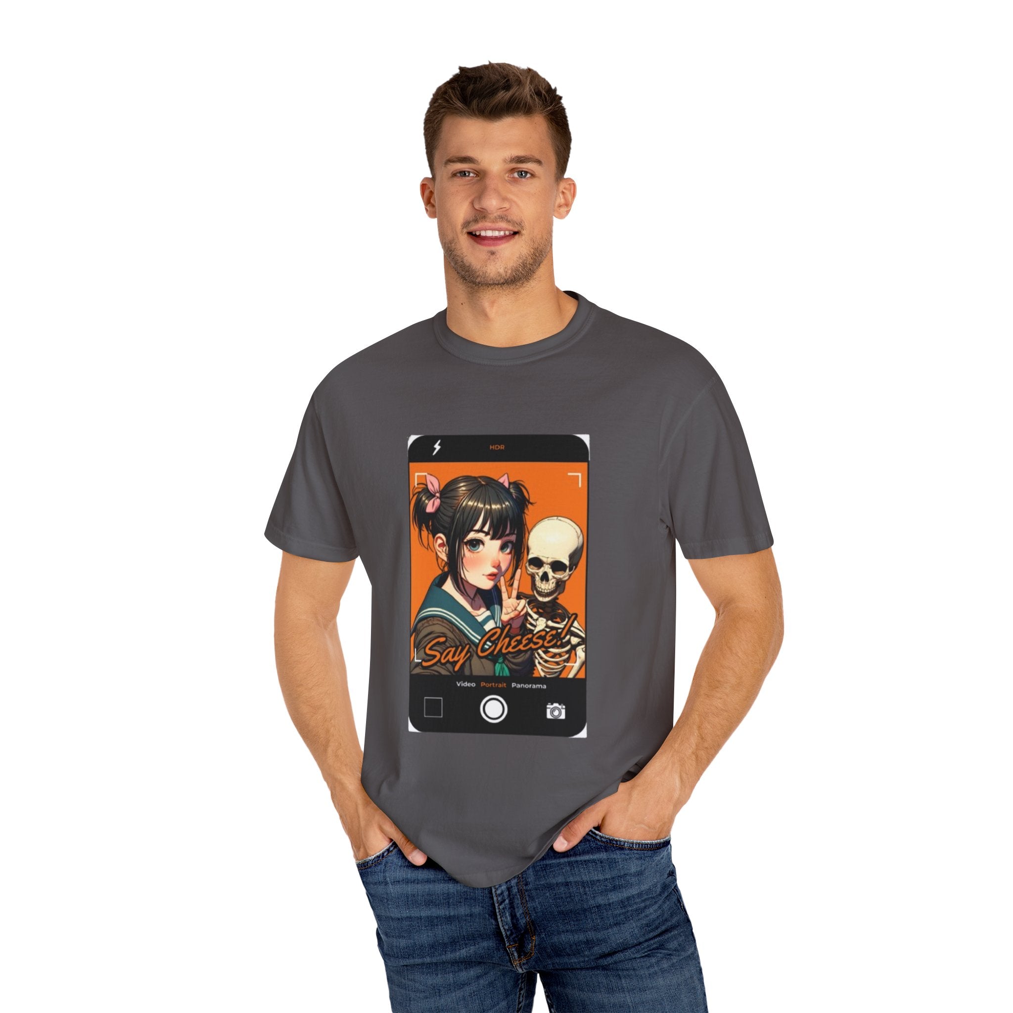 Say Cheese Just For Fun Unisex Garment-Dyed T-Shirt