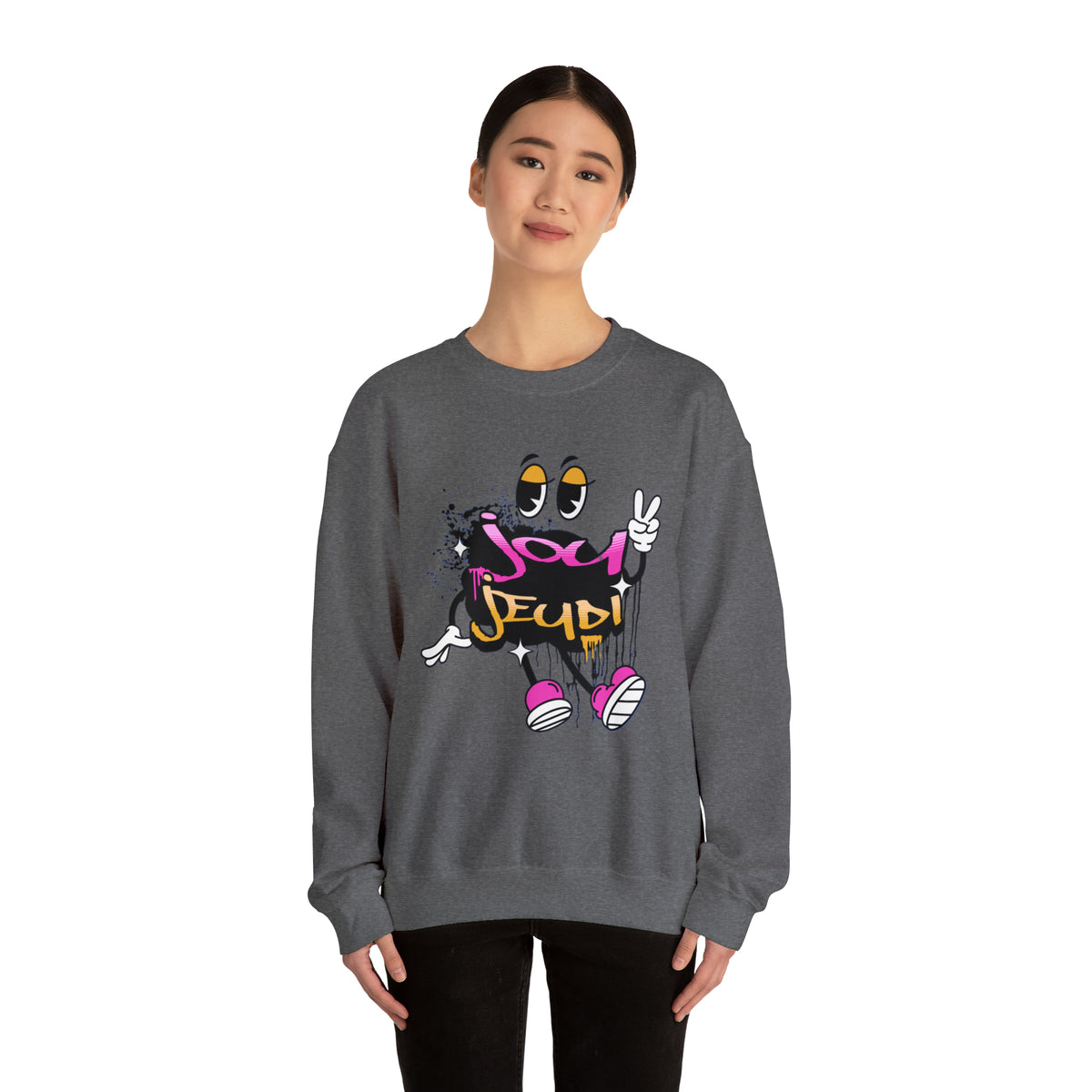 Jou Jeudi  - Unisex Heavy Blend™ Crewneck Sweatshirt