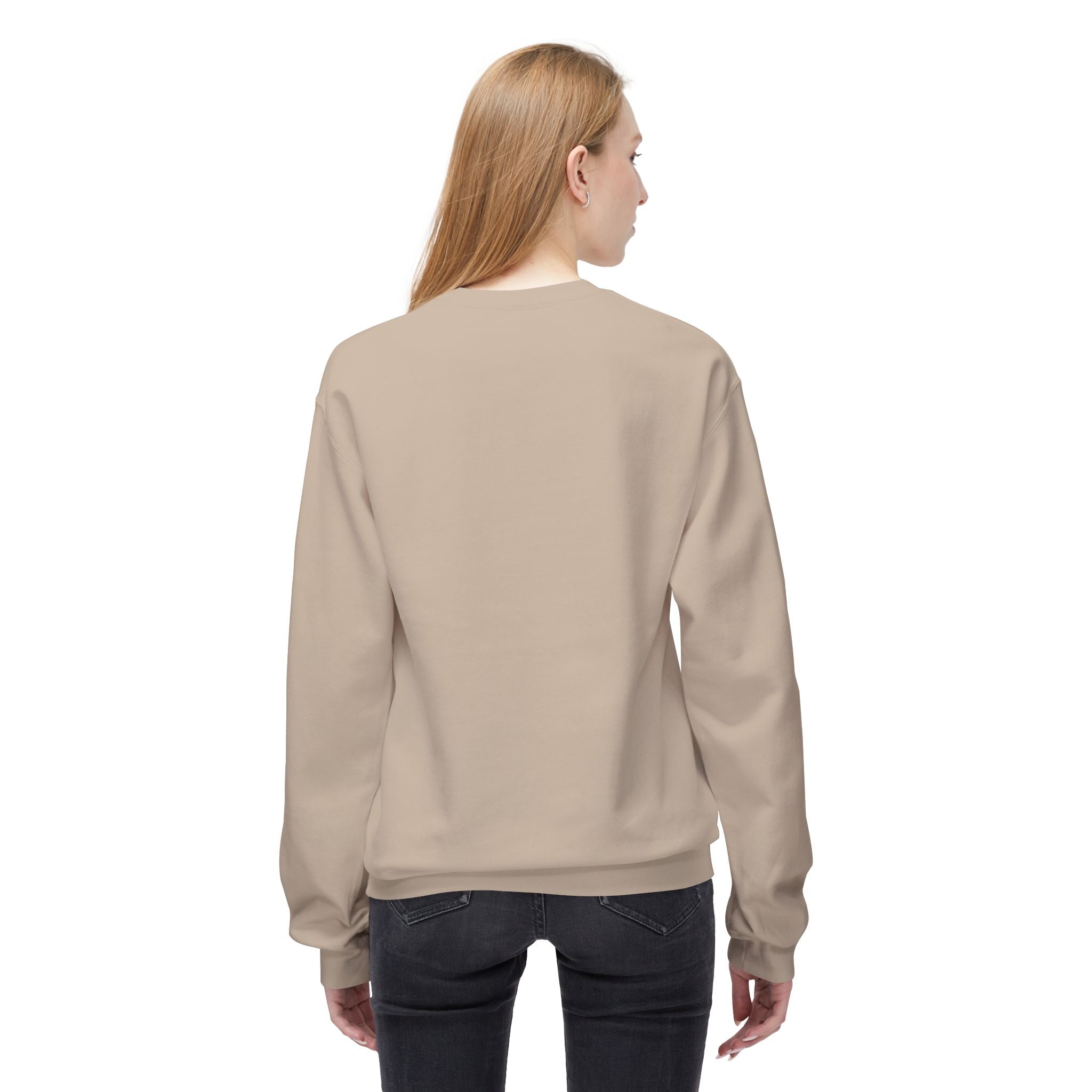 Sweatshirt - 'Never Give Up' Motivational Quote Unisex Crewneck, Trendy Outfit