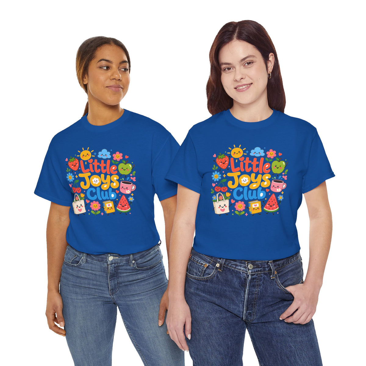 Little Joys Club Shirt, Cute Graphic Tee, Whimsical Floral T-Shirt, Cherry Lemon Shirt, Girly Gift