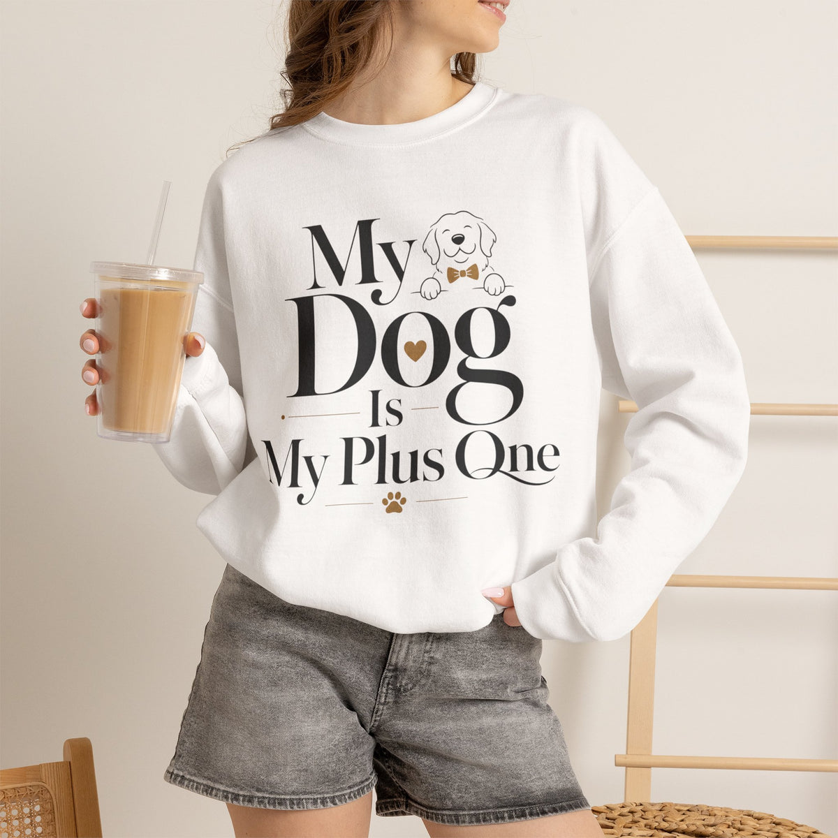 Dog Lover Mug, My Dog Is My Plus One Coffee Cup, Cute Dog Mom Gift, Dog Dad Birthday Gift