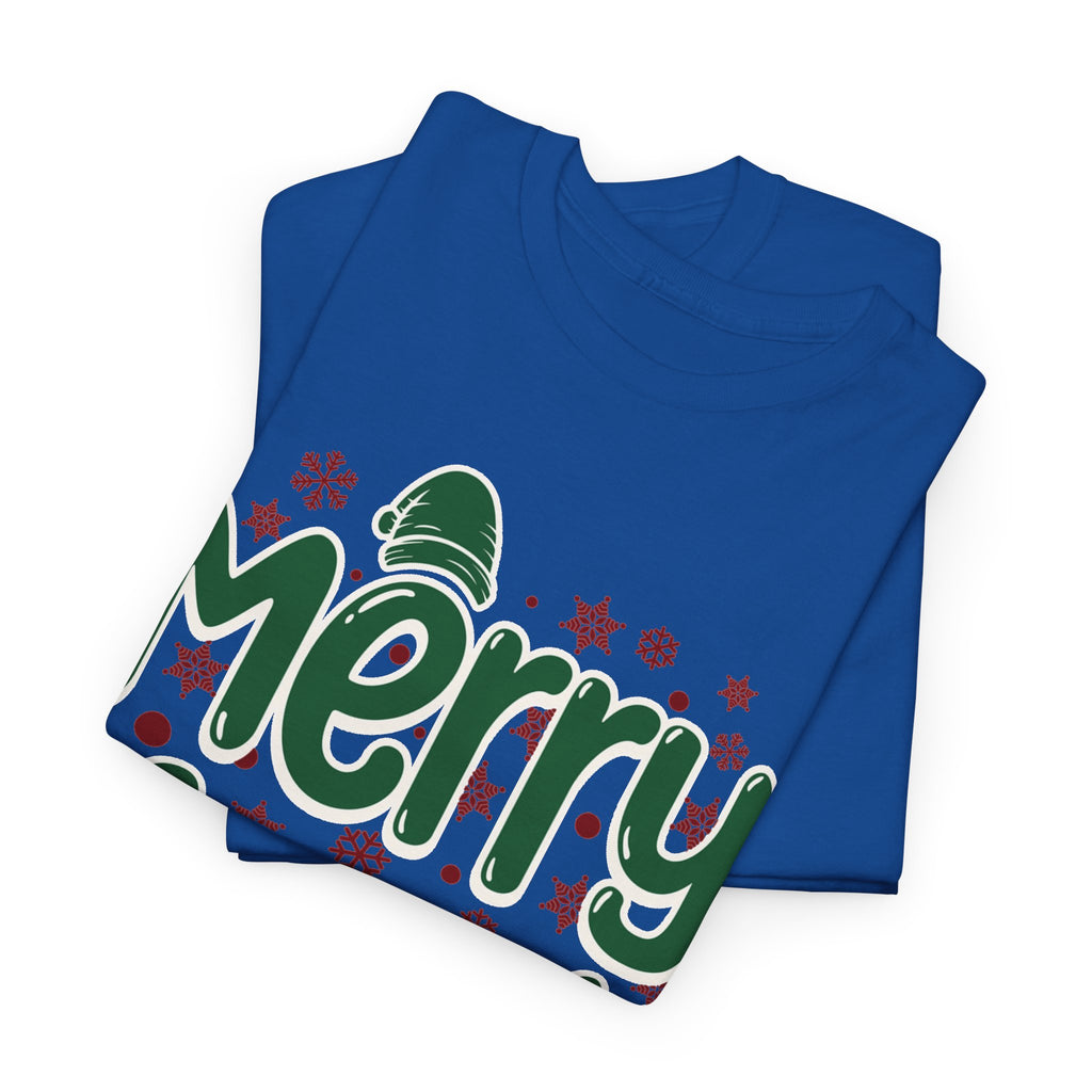 Merry and Bright Christmas Shirt, Retro Holiday Graphic Tee, Vintage Christmas T-Shirt, Festive Xmas Gift
