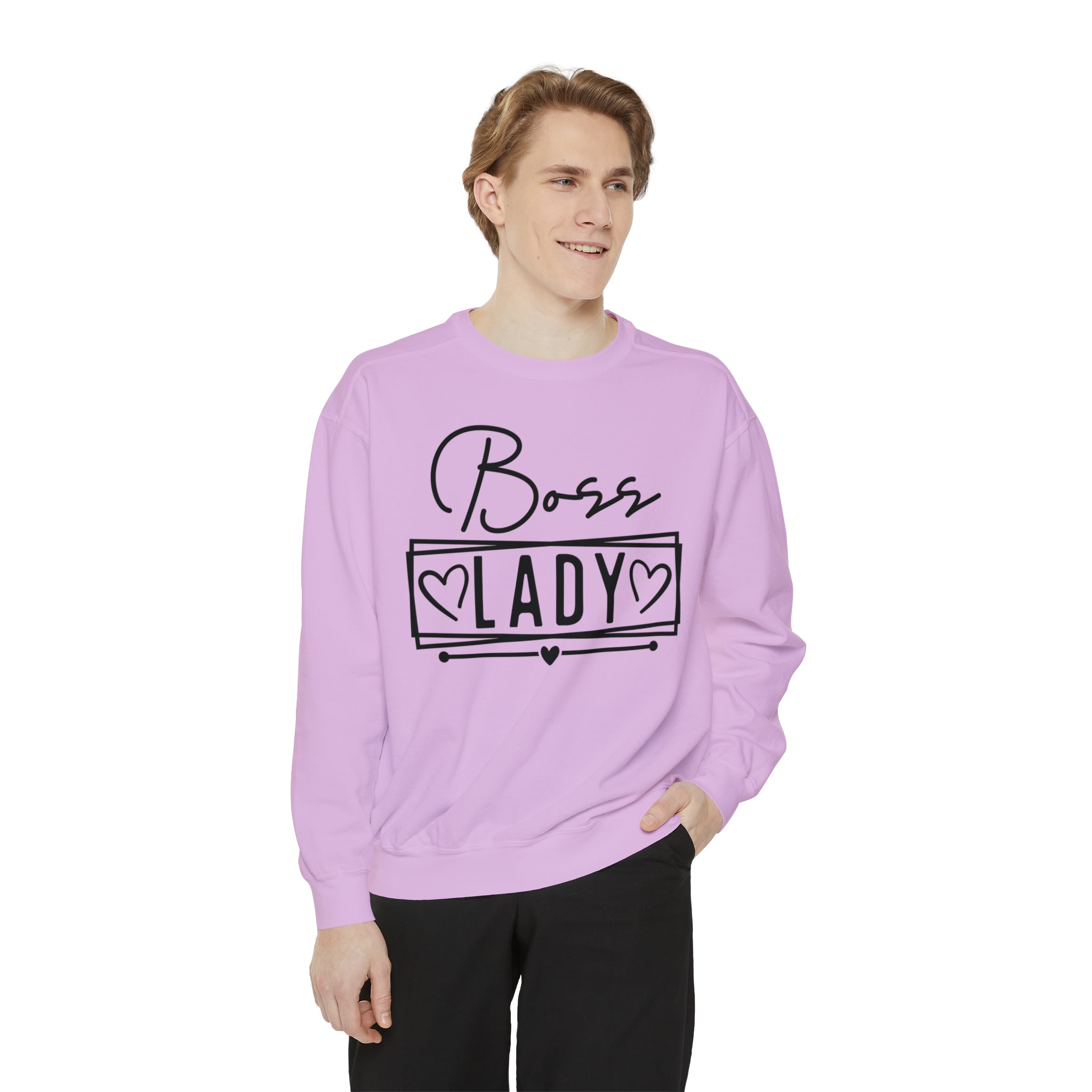 Boss Lady Co -Dyed Sweatshirt