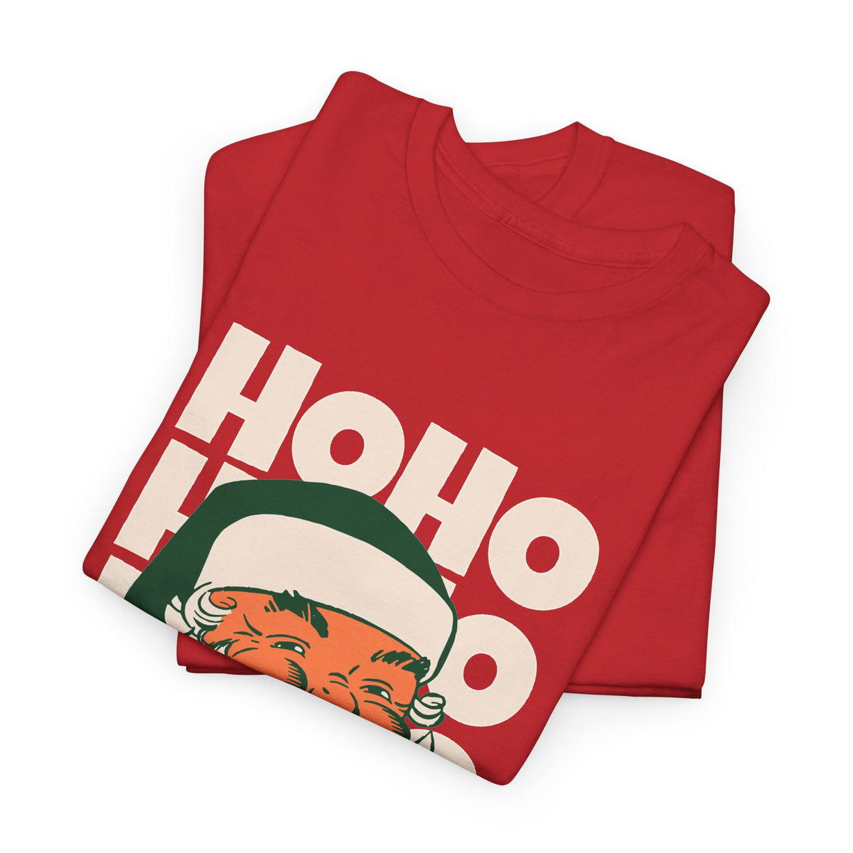 Retro Santa Ho Ho Ho Shirt, Merry Christmas Graphic Tee, Vintage Holiday T-Shirt, Funny Santa Christmas Gift