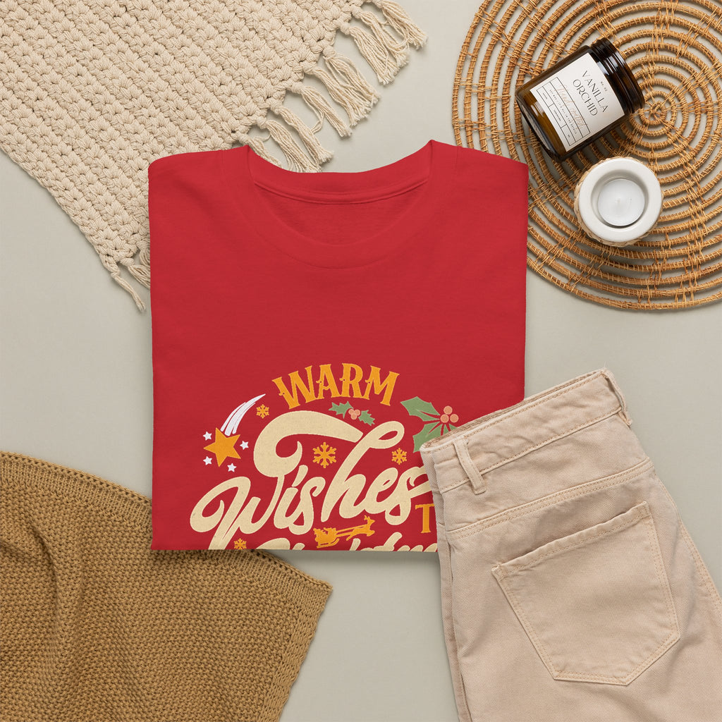 Warm Wishes This Christmas T-Shirt — Retro Holiday Graphic Tee