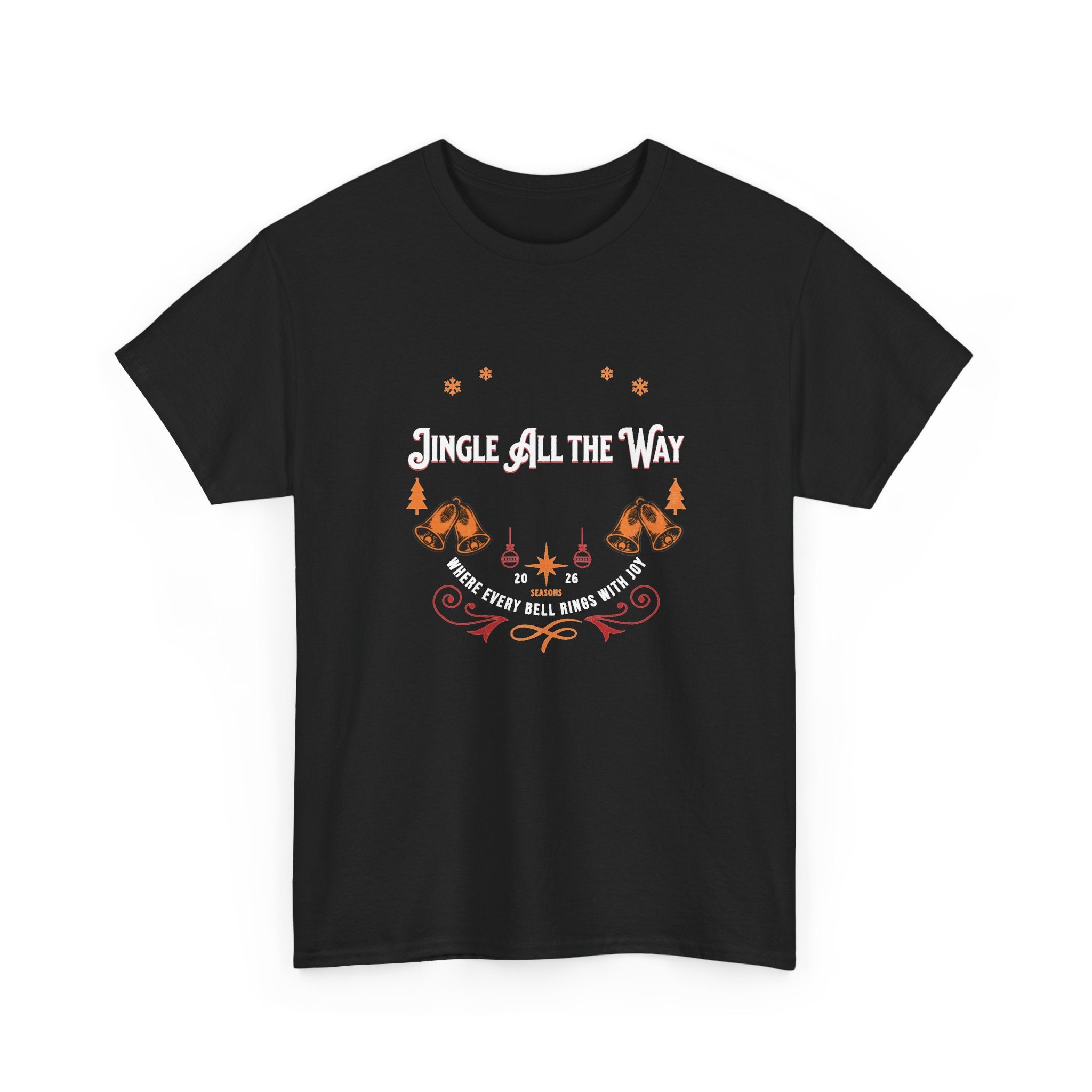 Jingle All the Way Graphic Tee — Vintage Christmas Holiday T-Shirt