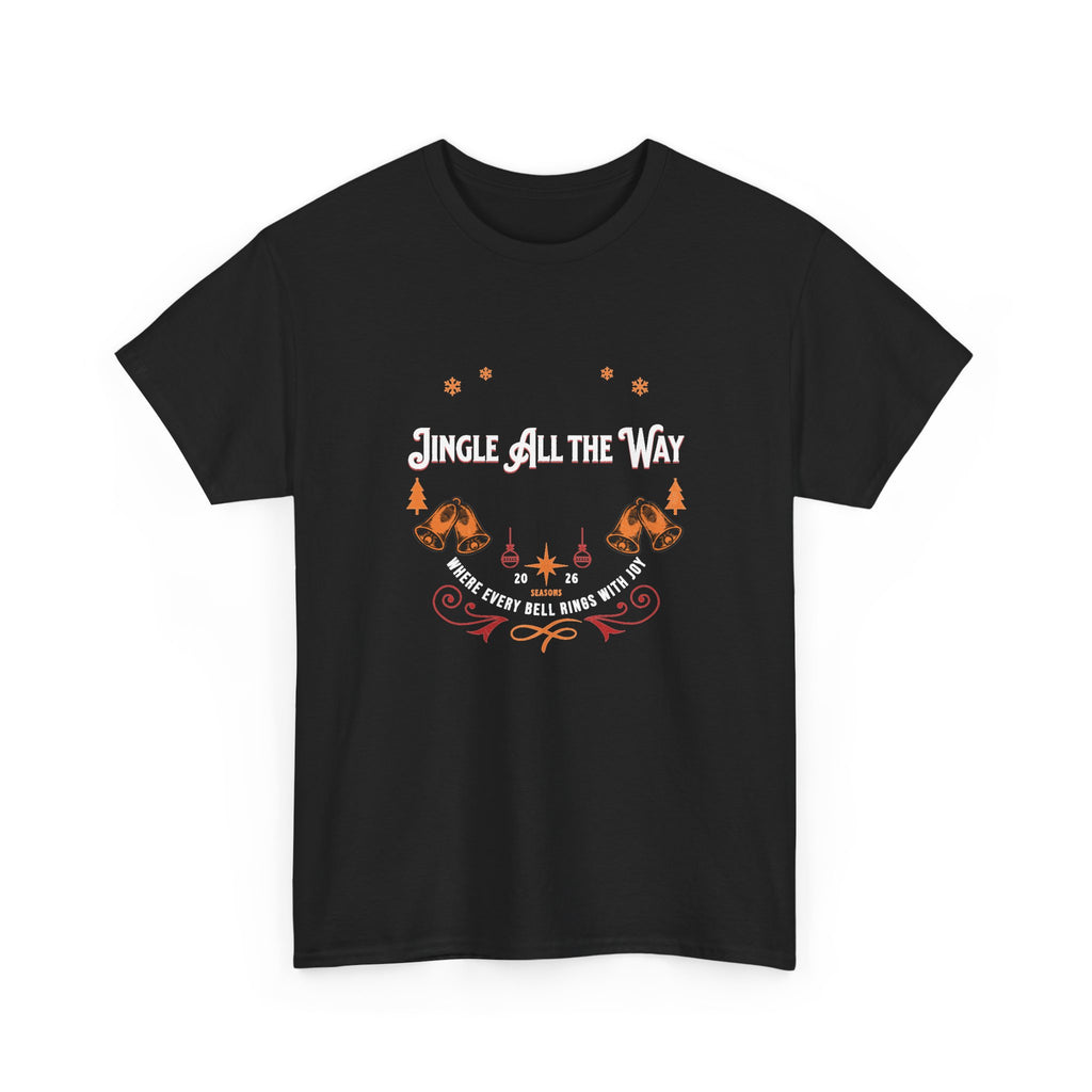 Jingle All the Way Graphic Tee — Vintage Christmas Holiday T-Shirt