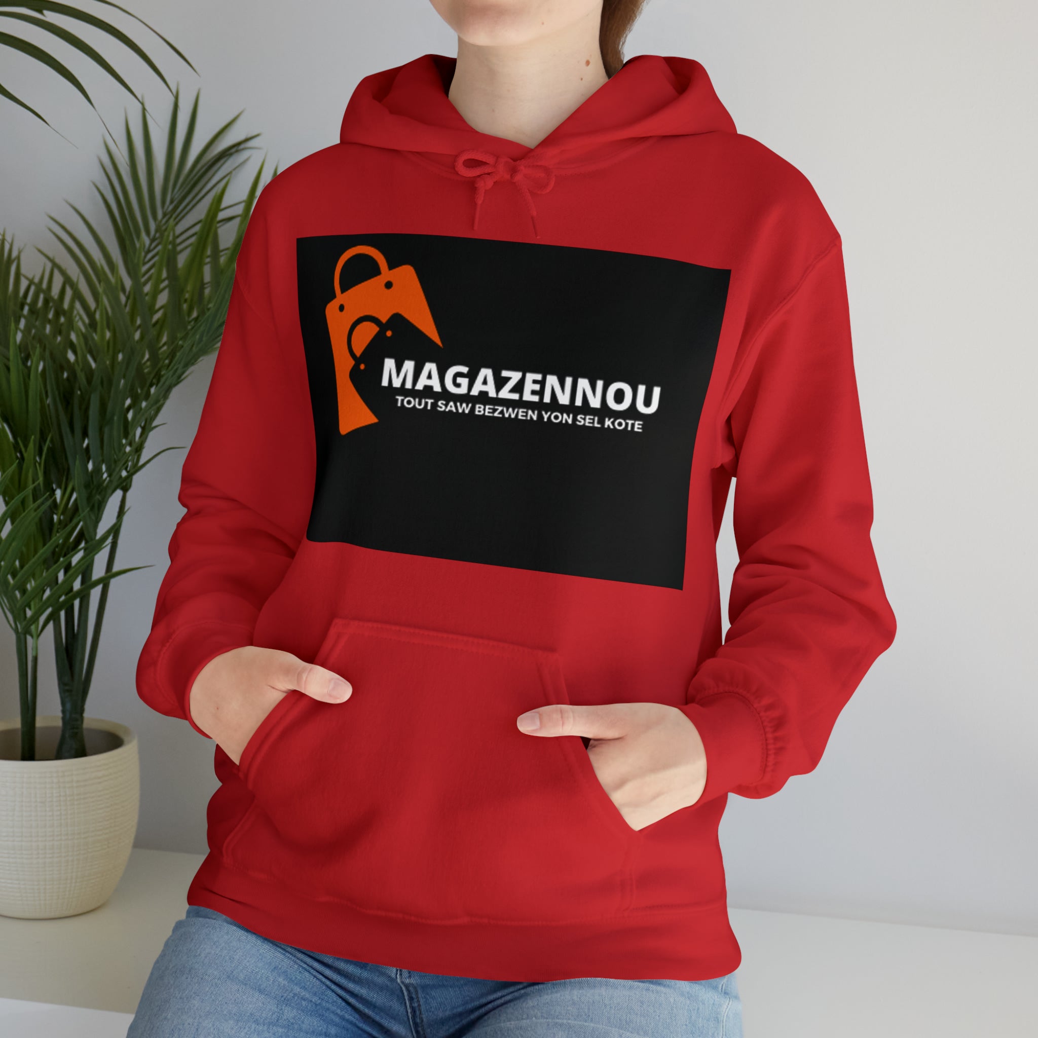 Magazennou.  Hooded Sweatshirt