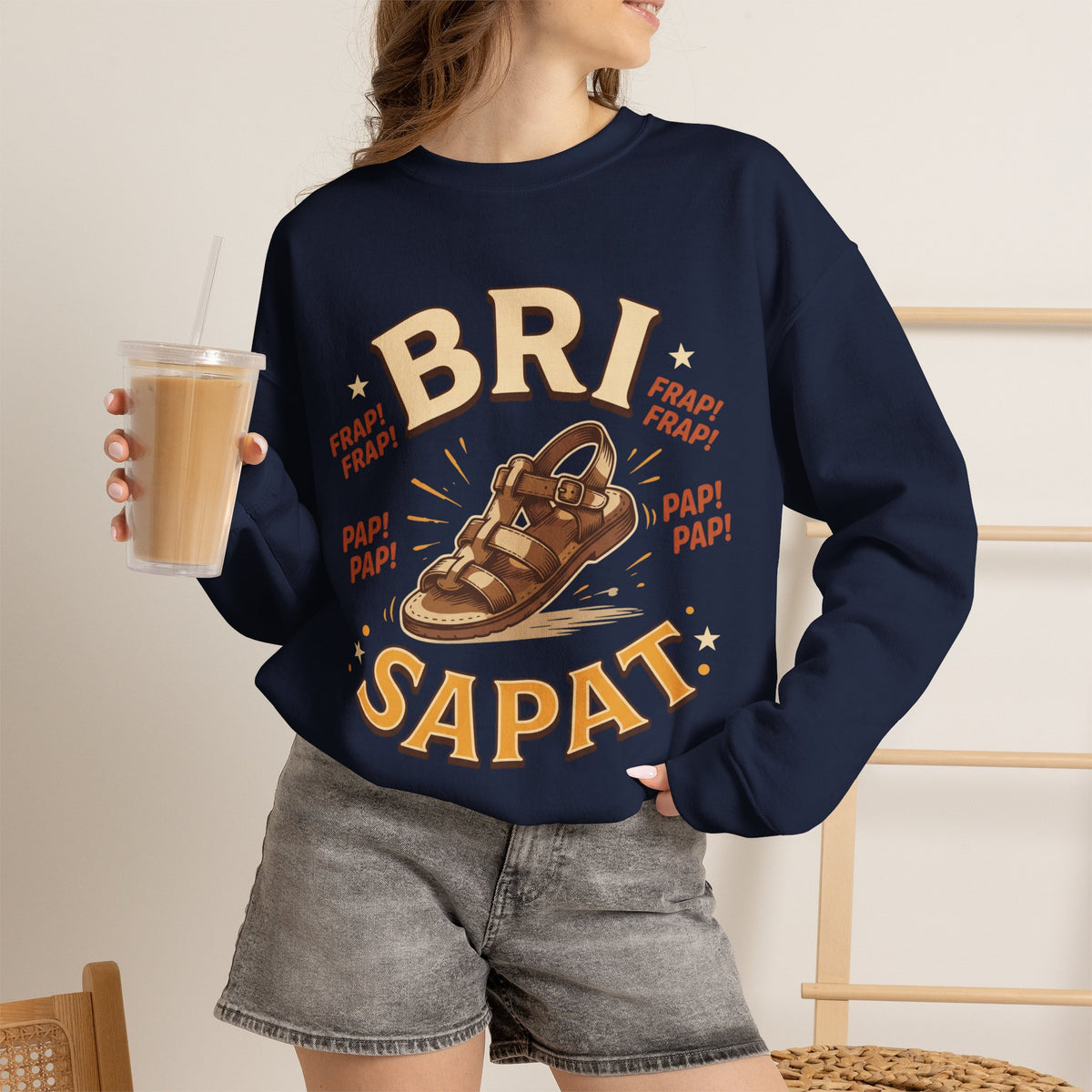 Bri Sapat – Funny Haitian Creole Graphic Sweatshirt | SONHCO