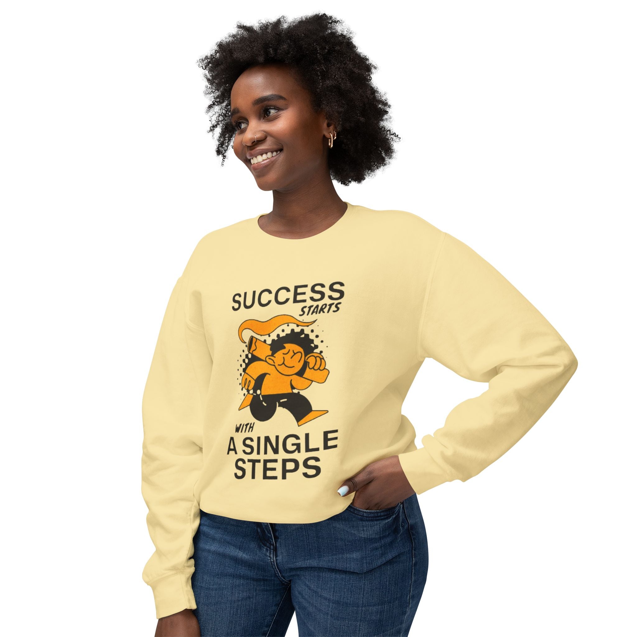 Success Starts With a Single Steps - Crewneck Sweatshirt