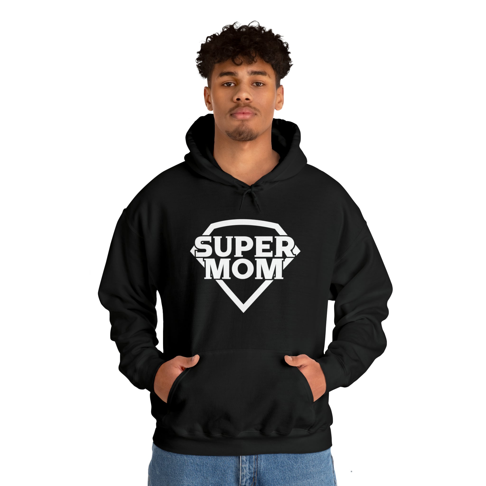 Super Mom .  Hooded Sweatshirt