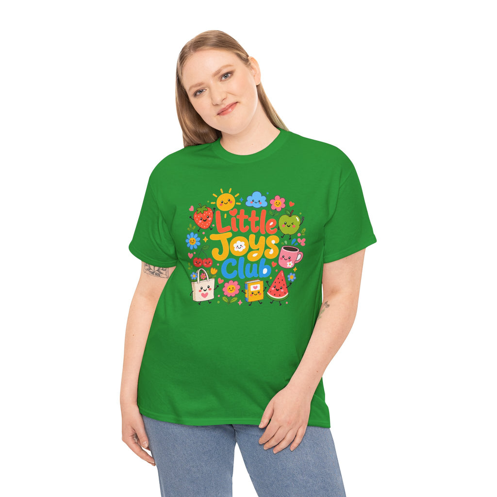 Little Joys Club Shirt, Cute Graphic Tee, Whimsical Floral T-Shirt, Cherry Lemon Shirt, Girly Gift