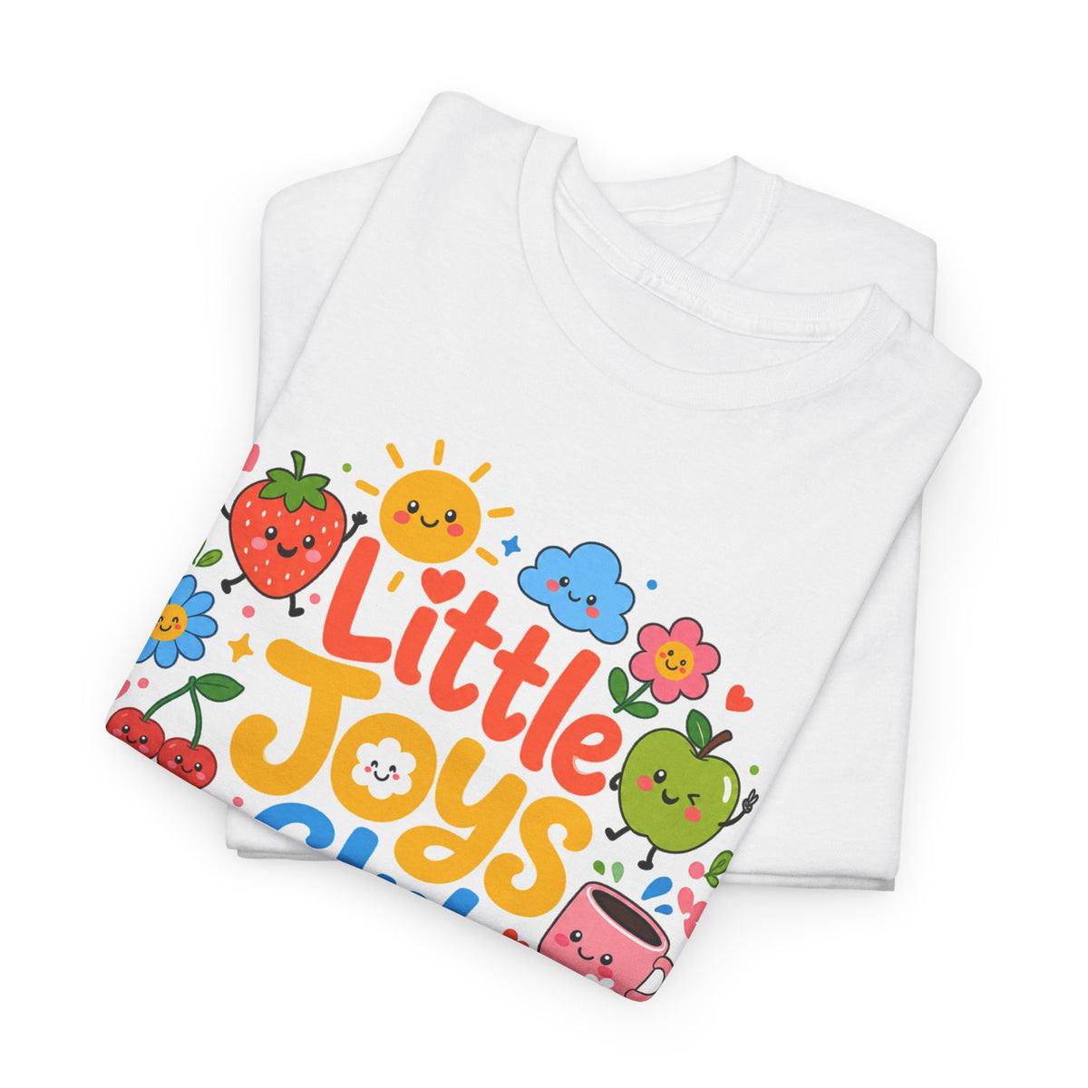Little Joys Club Shirt, Cute Graphic Tee, Whimsical Floral T-Shirt, Cherry Lemon Shirt, Girly Gift