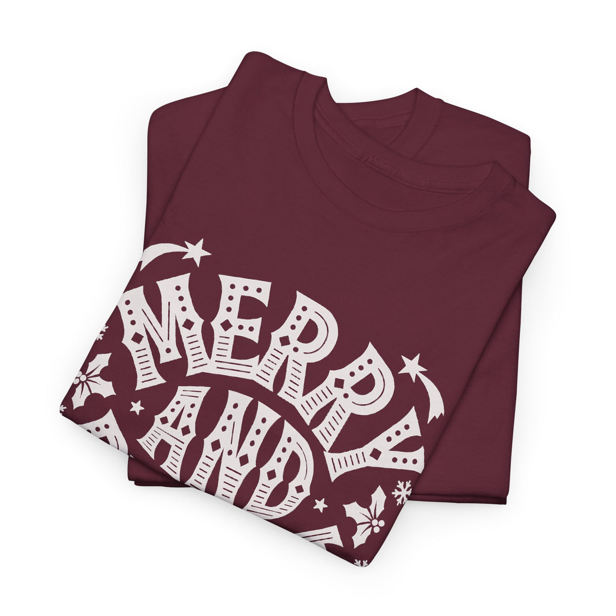 Merry and Bright Christmas Shirt, Retro Christmas Graphic Tee, Vintage Holiday T-Shirt, Minimalist Xmas Gift
