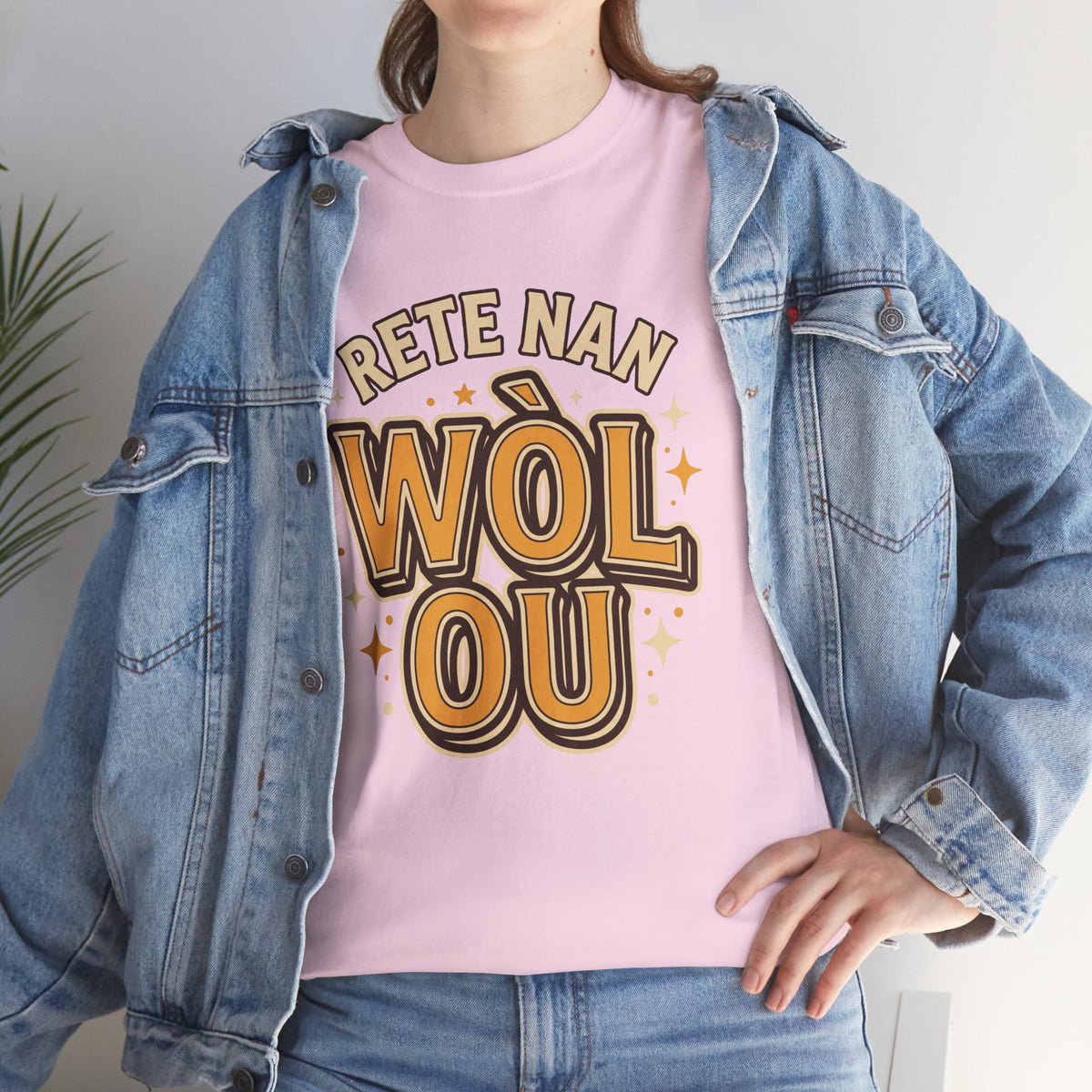Rete Nan Wòl Ou – Haitian Creole Graphic T-Shirt | SONHCO