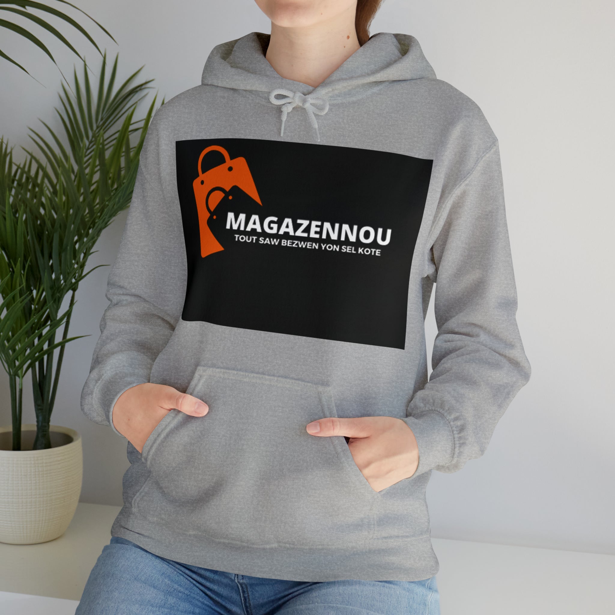 Magazennou.  Hooded Sweatshirt