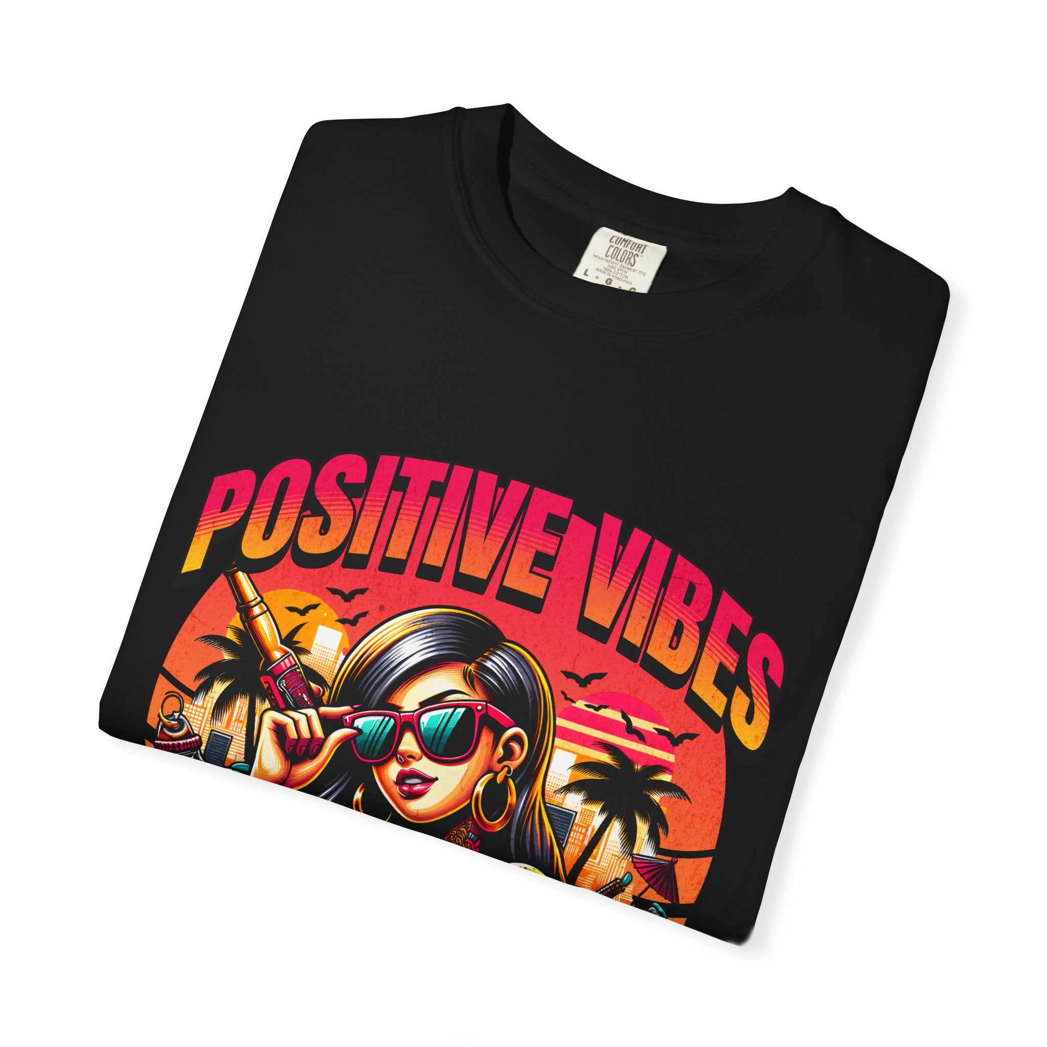 Summer Girl Vibes Unisex Garment-Dyed T-Shirt