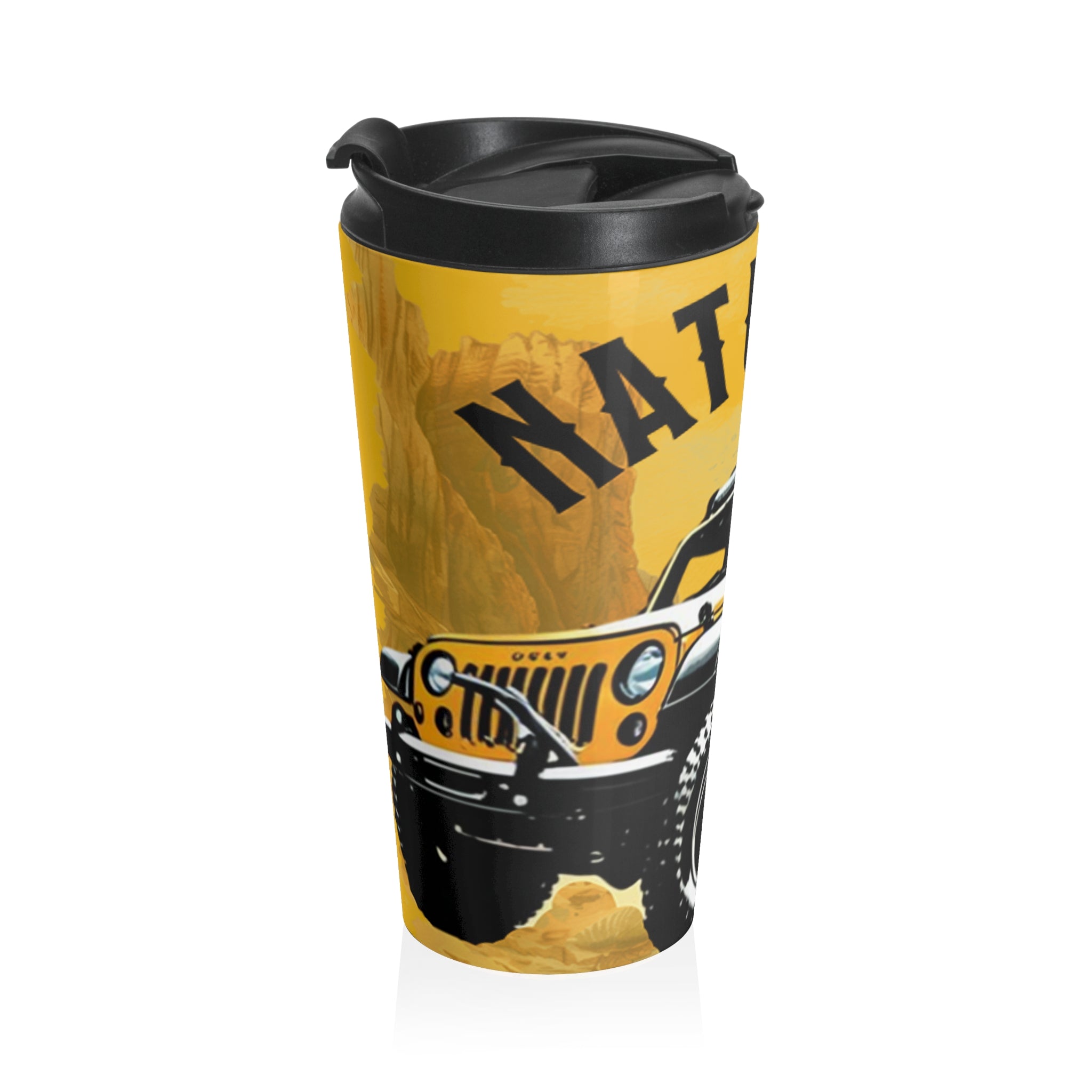 Car Race and Nature Lover's - Travel Mug