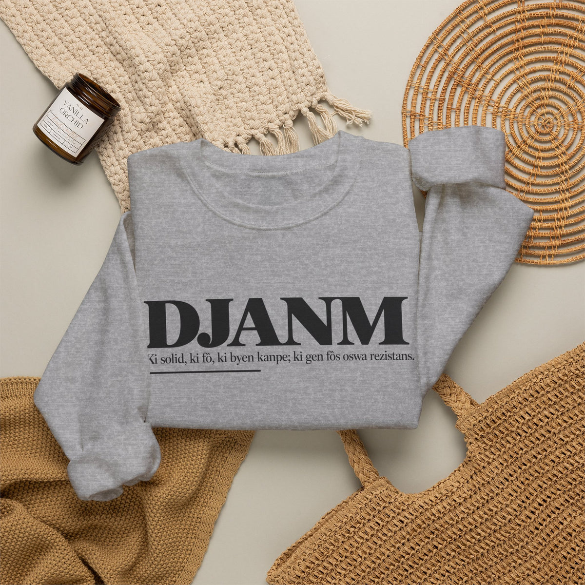 DJANM — Haitian Creole Definition Gen Z Crewneck Sweatshirt