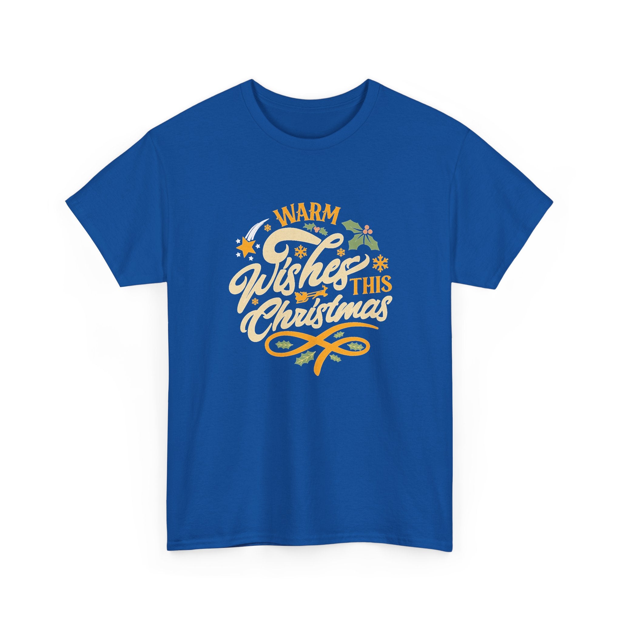 Warm Wishes This Christmas T-Shirt — Retro Holiday Graphic Tee