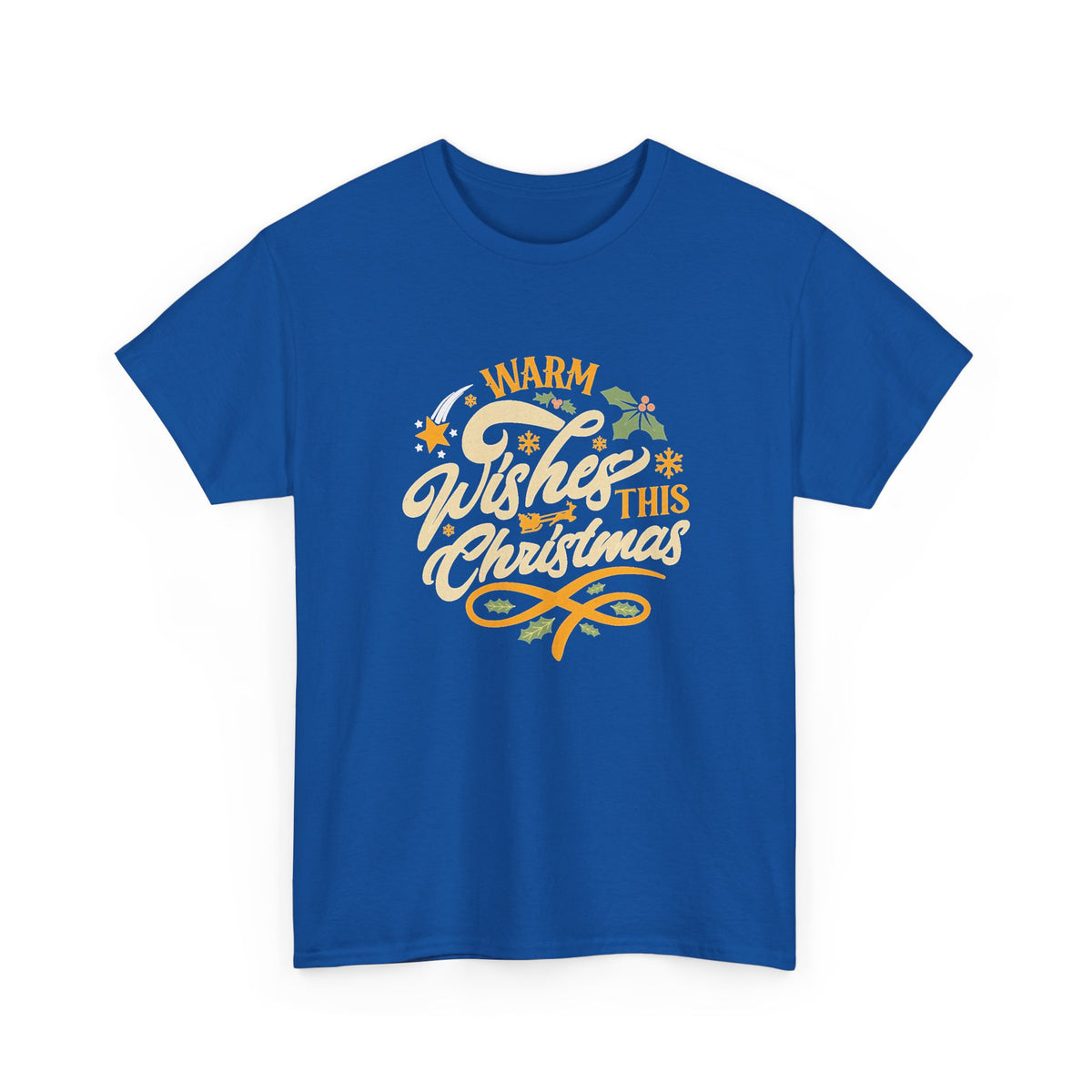 Warm Wishes This Christmas T-Shirt — Retro Holiday Graphic Tee