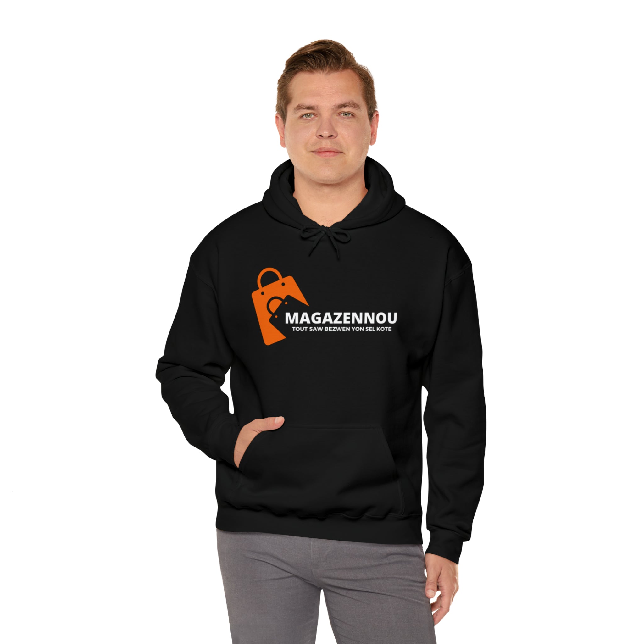 Magazennou.  Hooded Sweatshirt