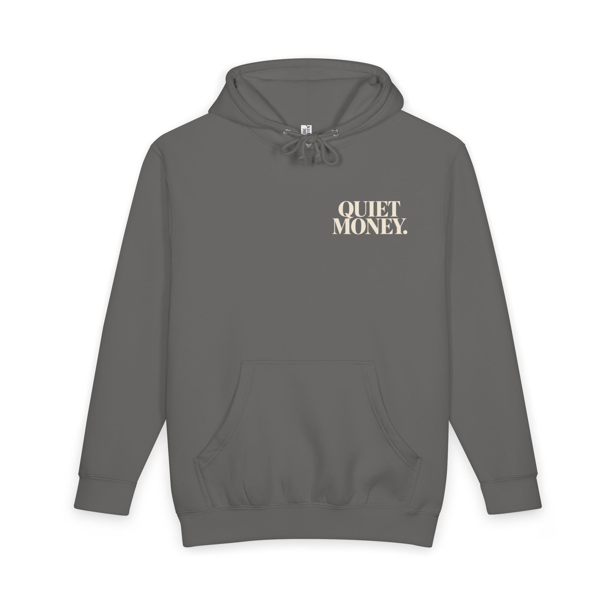 Quiet Money. Loud Results. Heavyweight Hoodie