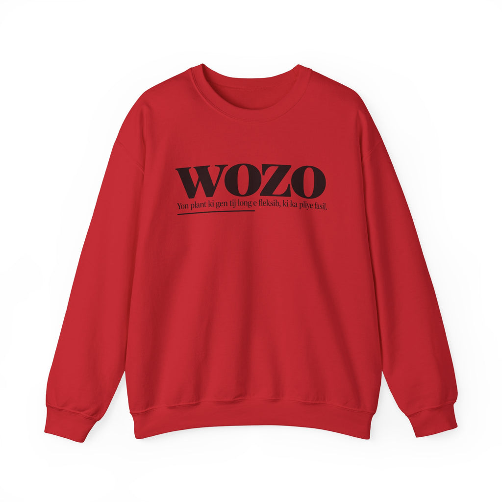 WOZO Haitian Creole Definition Gen Z Crewneck Sweatshirt