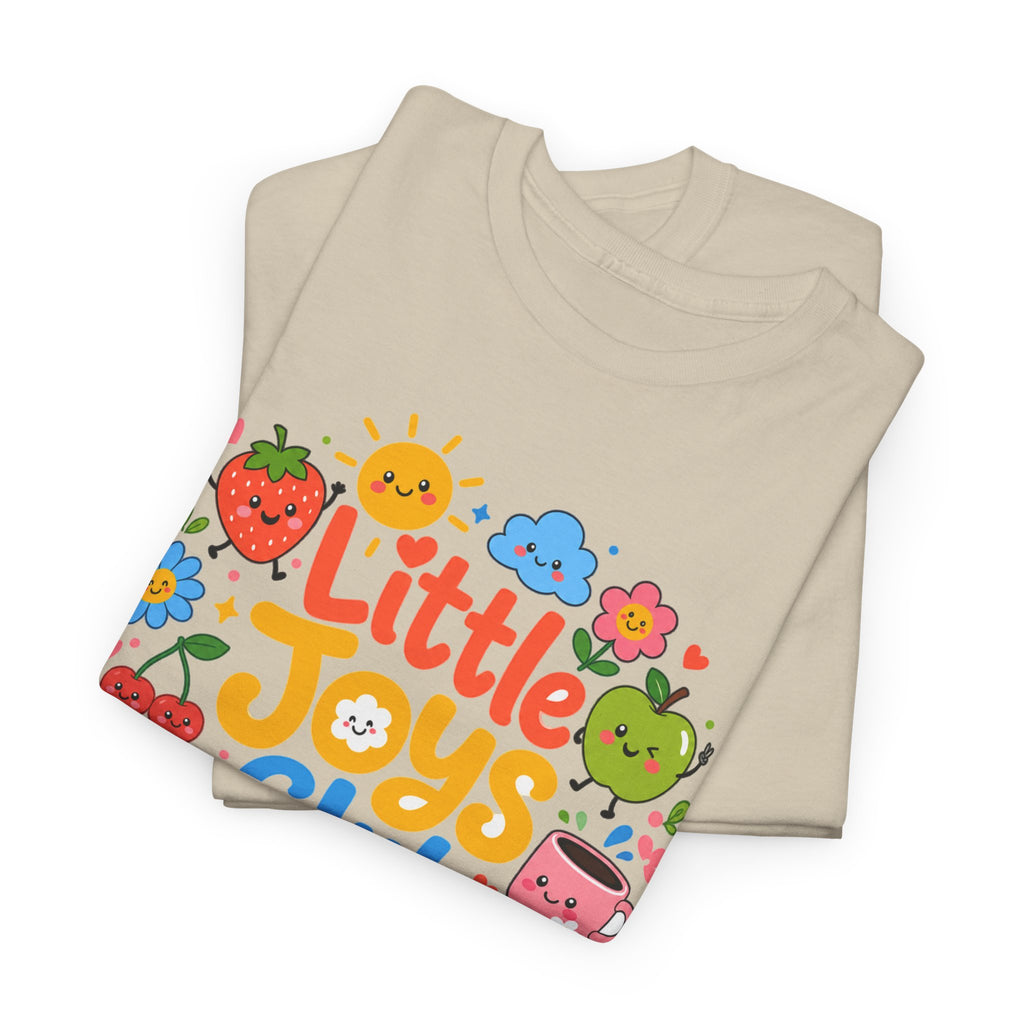 Little Joys Club Shirt, Cute Graphic Tee, Whimsical Floral T-Shirt, Cherry Lemon Shirt, Girly Gift