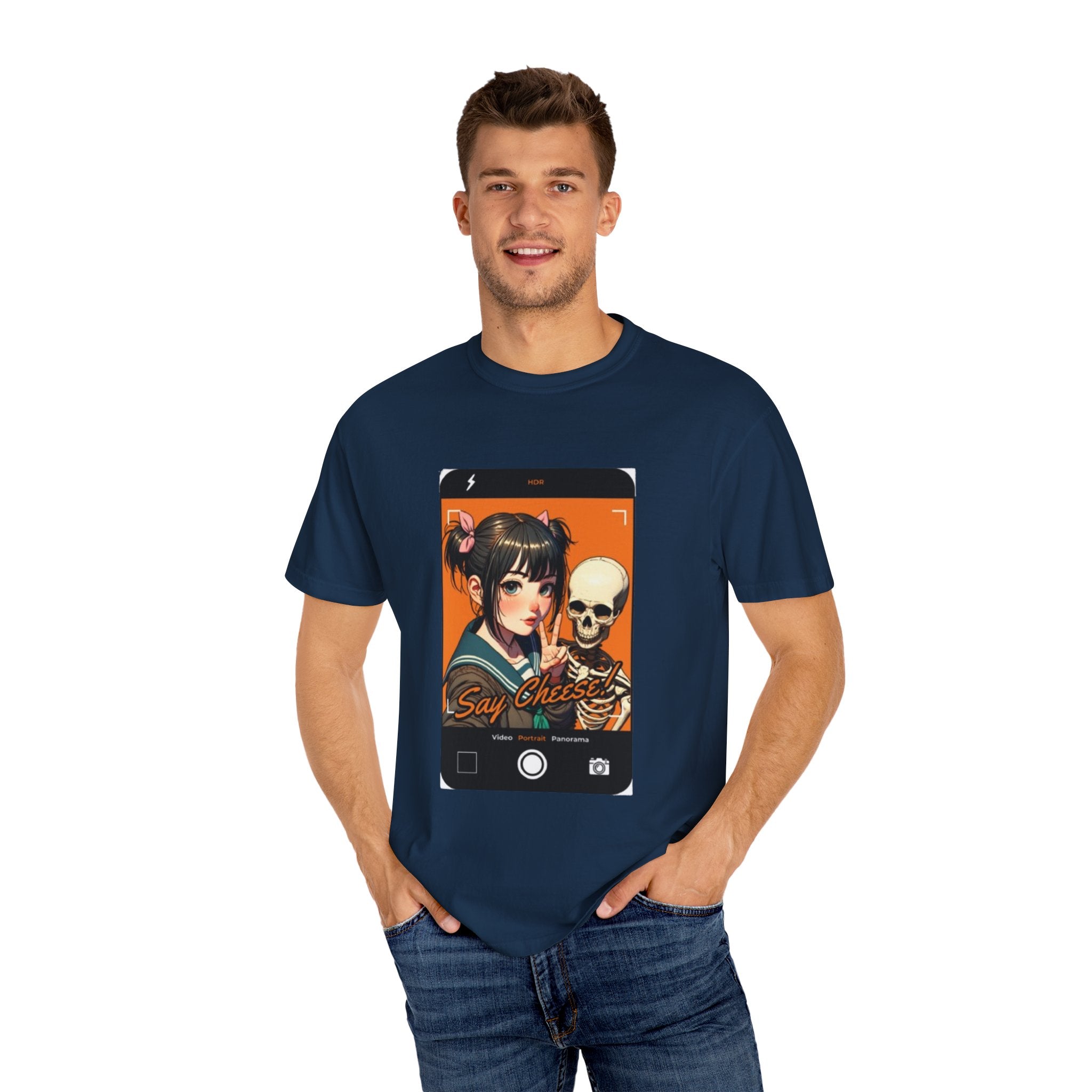 Say Cheese Just For Fun Unisex Garment-Dyed T-Shirt