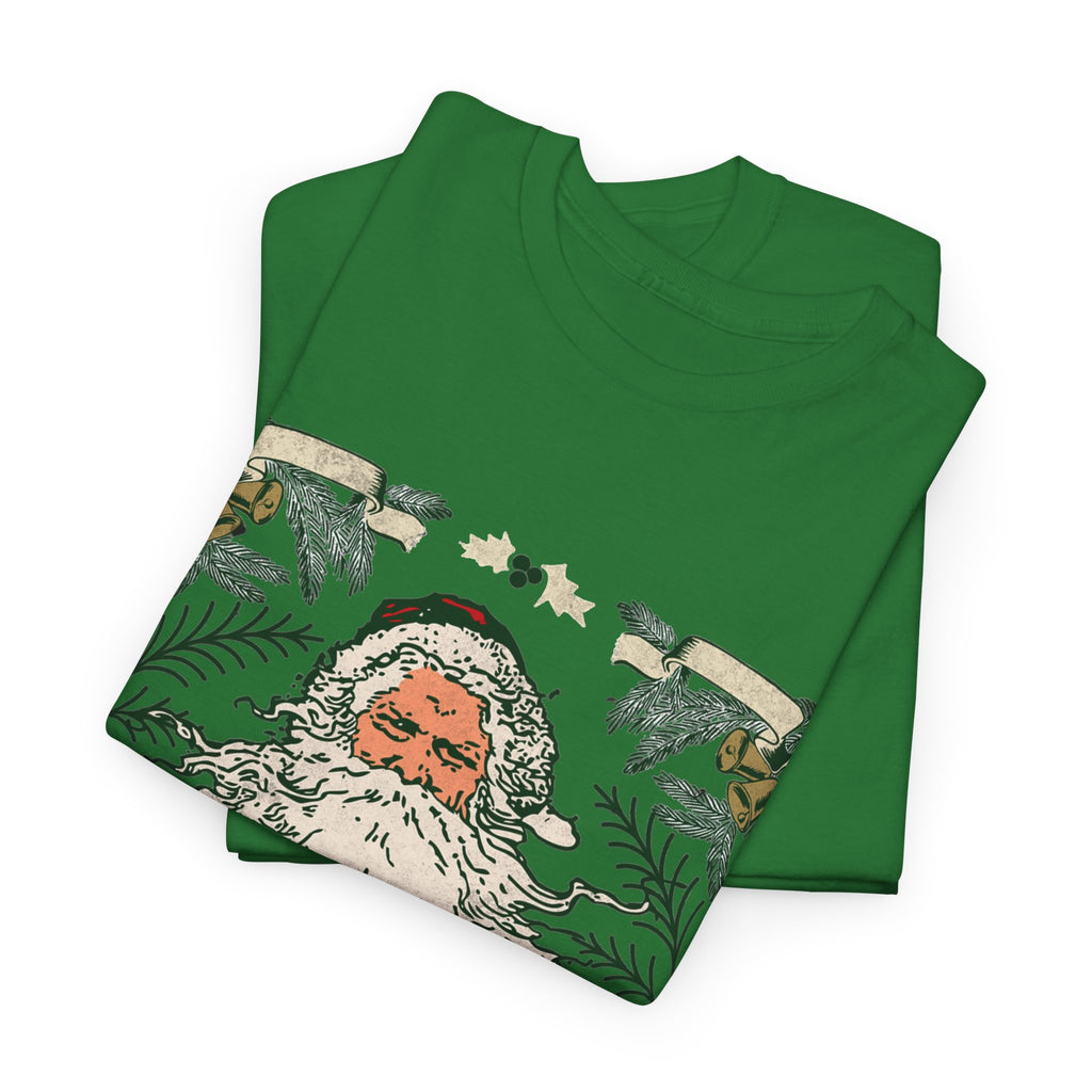 Vintage Santa Christmas Shirt, Retro Merry Christmas Tee, Old Fashioned Santa Graphic T-Shirt, Nostalgic Holiday Gift