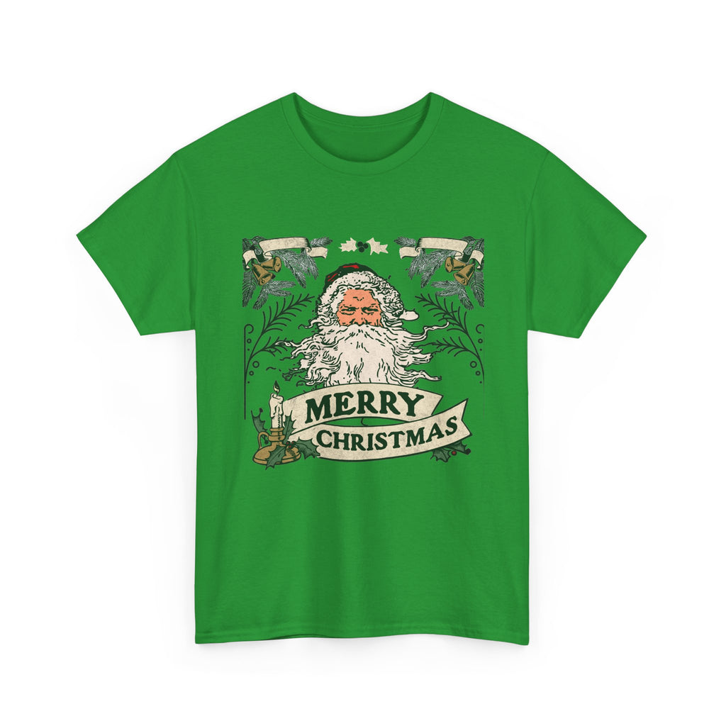 Vintage Santa Christmas Shirt, Retro Merry Christmas Tee, Old Fashioned Santa Graphic T-Shirt, Nostalgic Holiday Gift