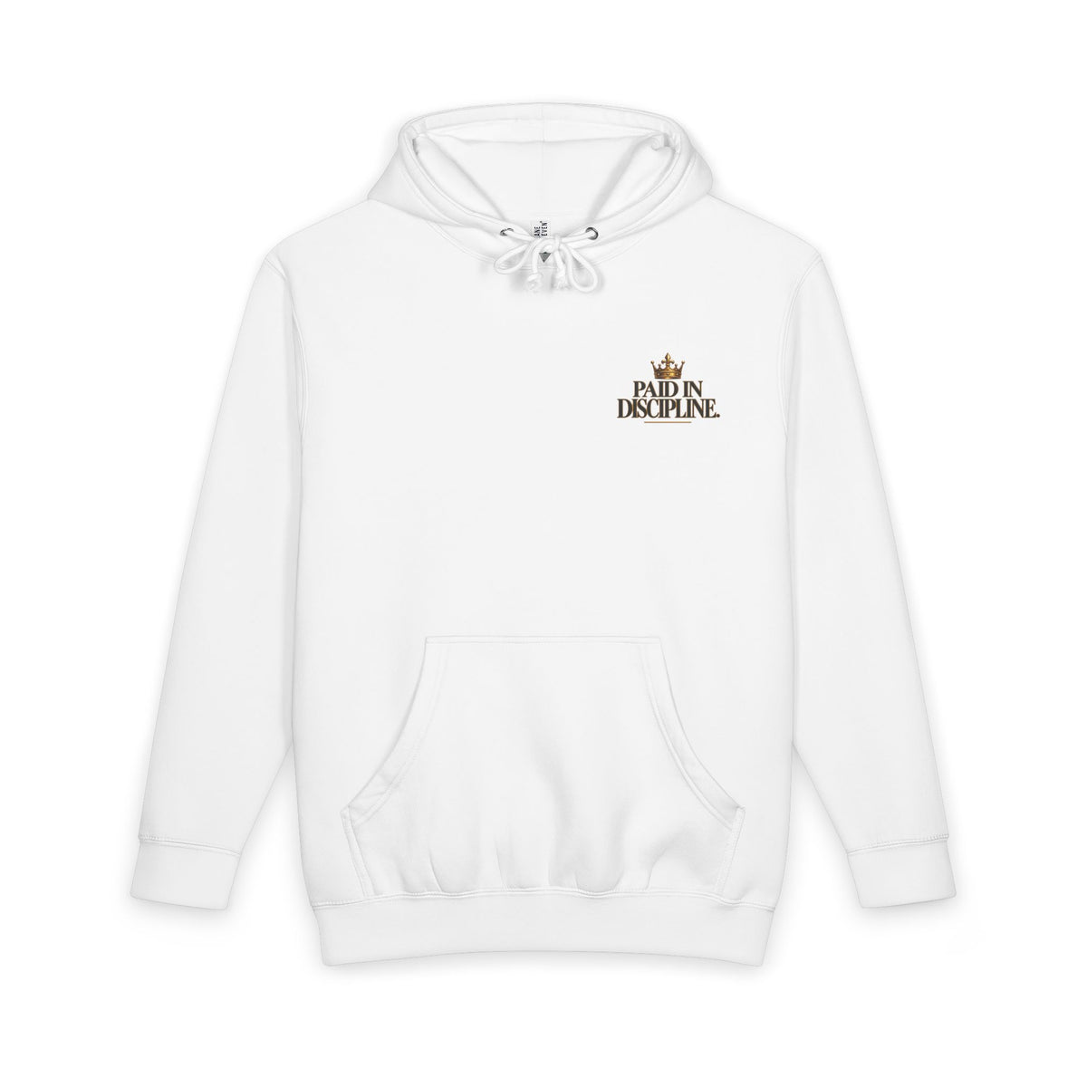 Paid in Discipline. Premium Heavyweight Hoodie