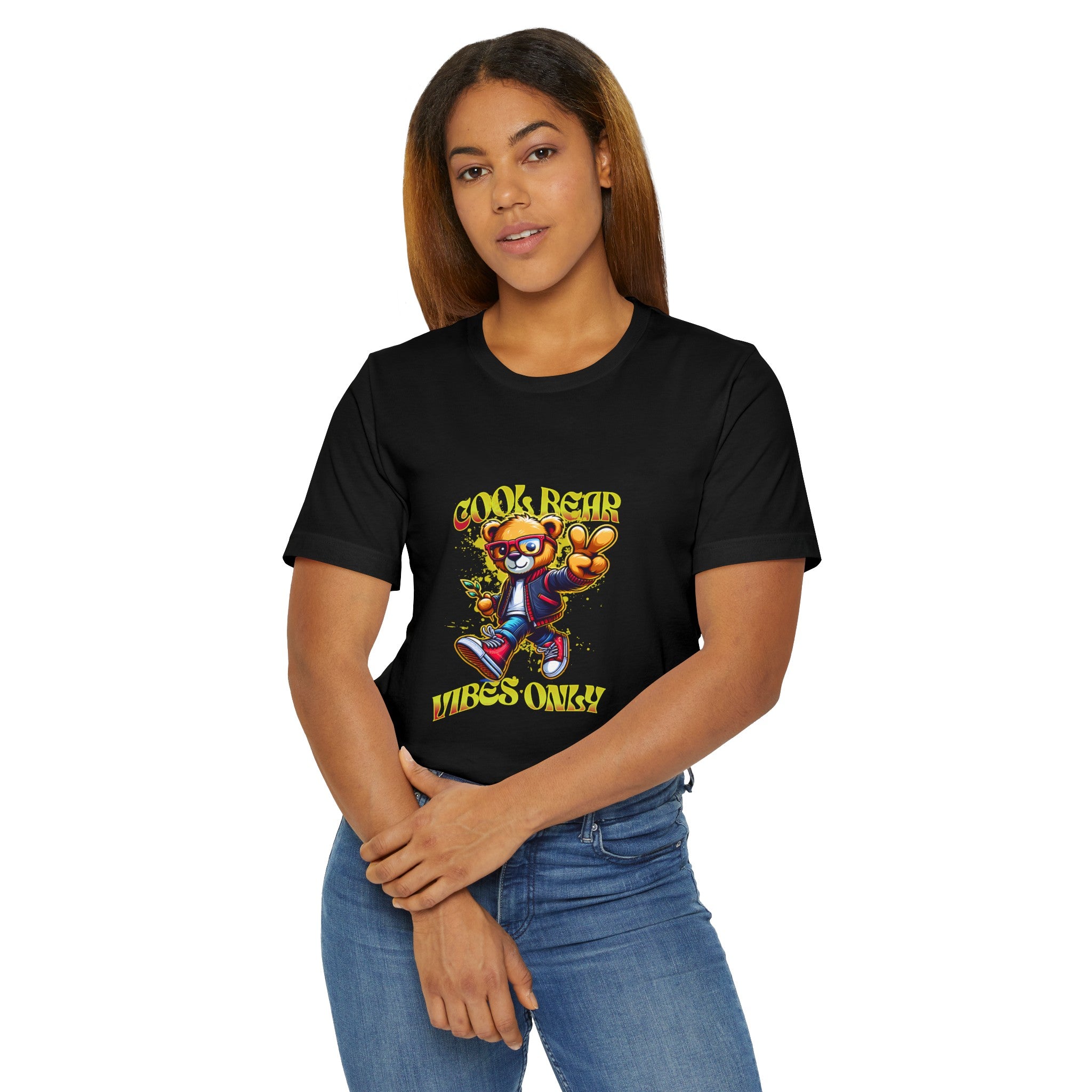 Cool Bear , Vibes Only - T-Shirt