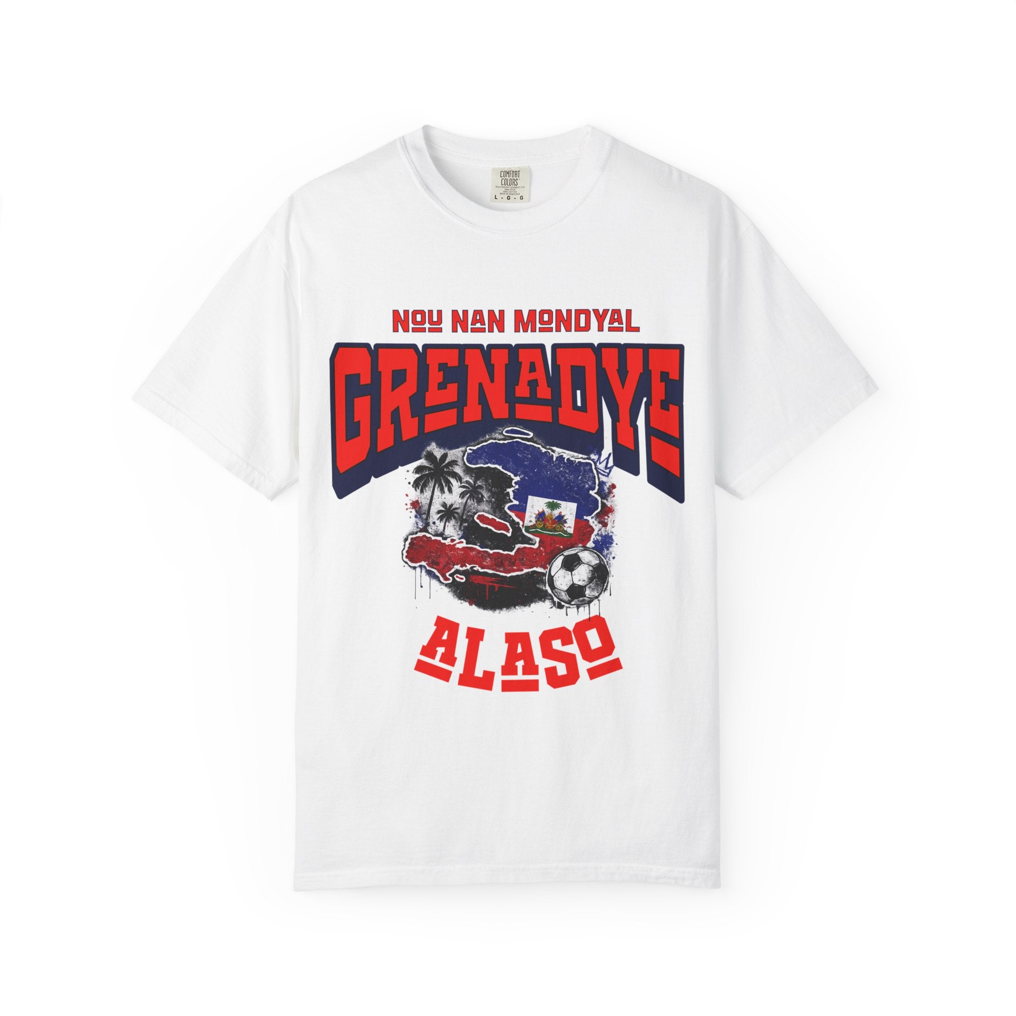 Nou Nan Mondyal T-shirt Grenadye Alaso - Koleksyon 2026