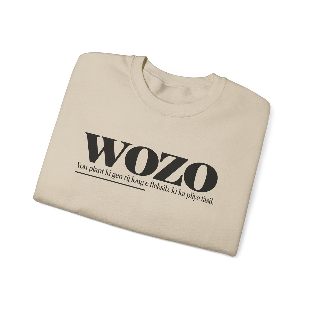 WOZO Haitian Creole Definition Gen Z Crewneck Sweatshirt