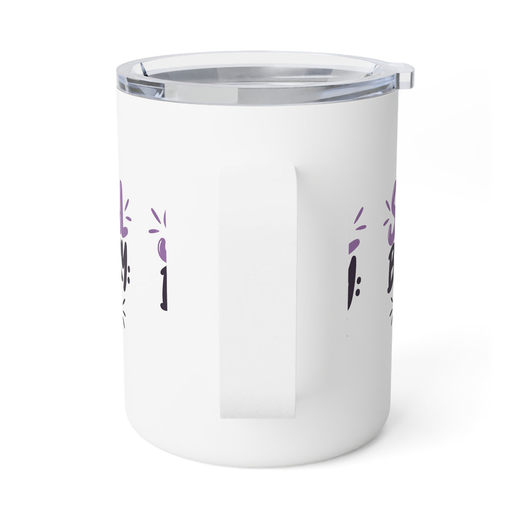 Social Battery: 2% — Funny Insulated Coffee Mug, 10oz
