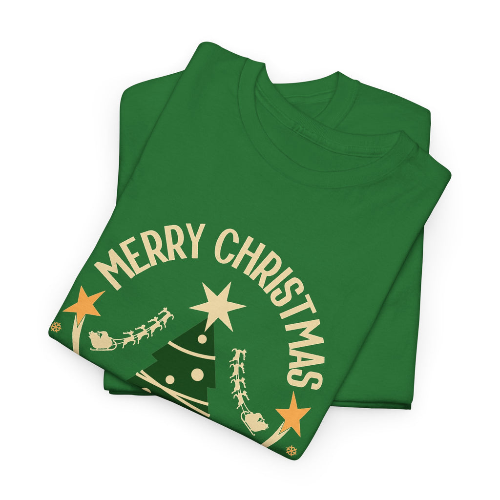 Feelin Jolly Christmas Shirt, Retro Christmas Tree Tee, Merry Christmas Graphic T-Shirt, Vintage Holiday Gift