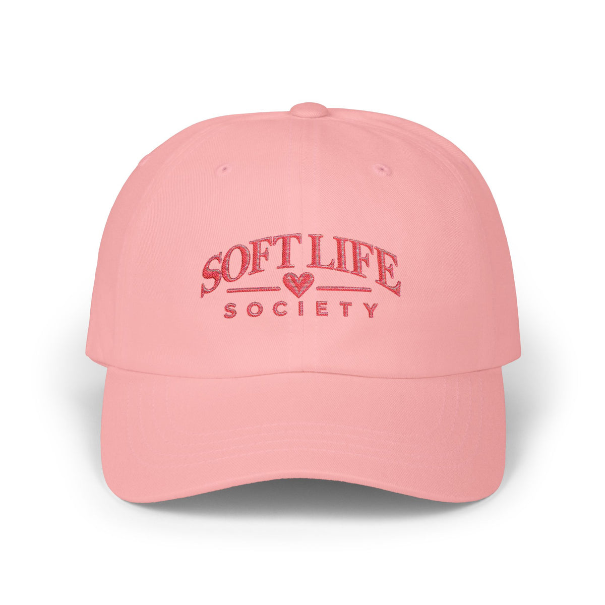 Soft Life Society — Embroidered Classic Dad Cap