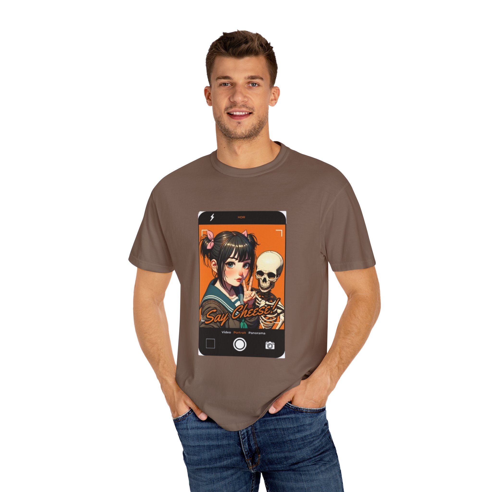 Say Cheese Just For Fun Unisex Garment-Dyed T-Shirt