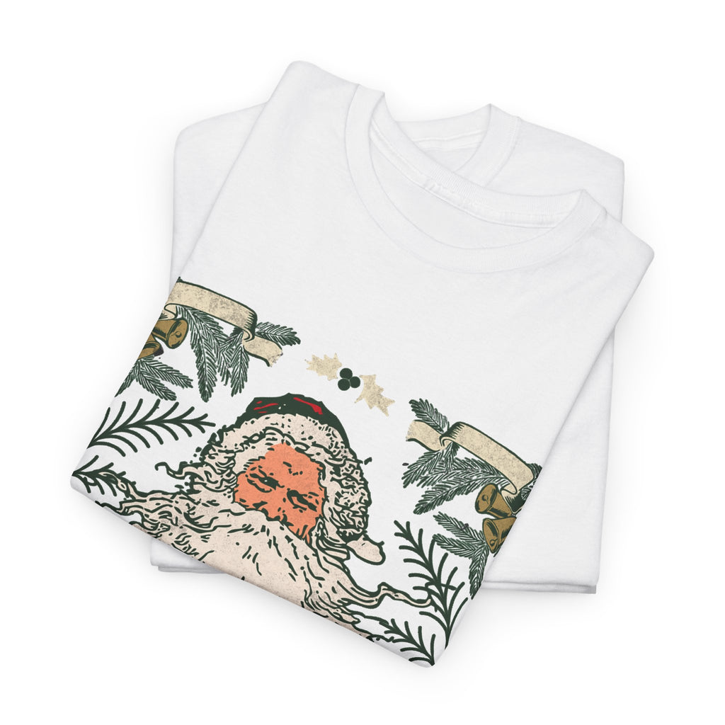 Vintage Santa Christmas Shirt, Retro Merry Christmas Tee, Old Fashioned Santa Graphic T-Shirt, Nostalgic Holiday Gift