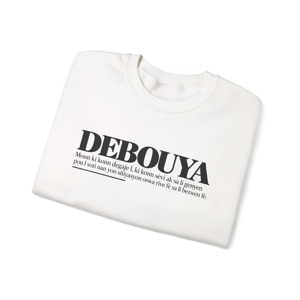 DEBOUYA Haitian Creole Definition Gen Z Crewneck Sweatshirt
