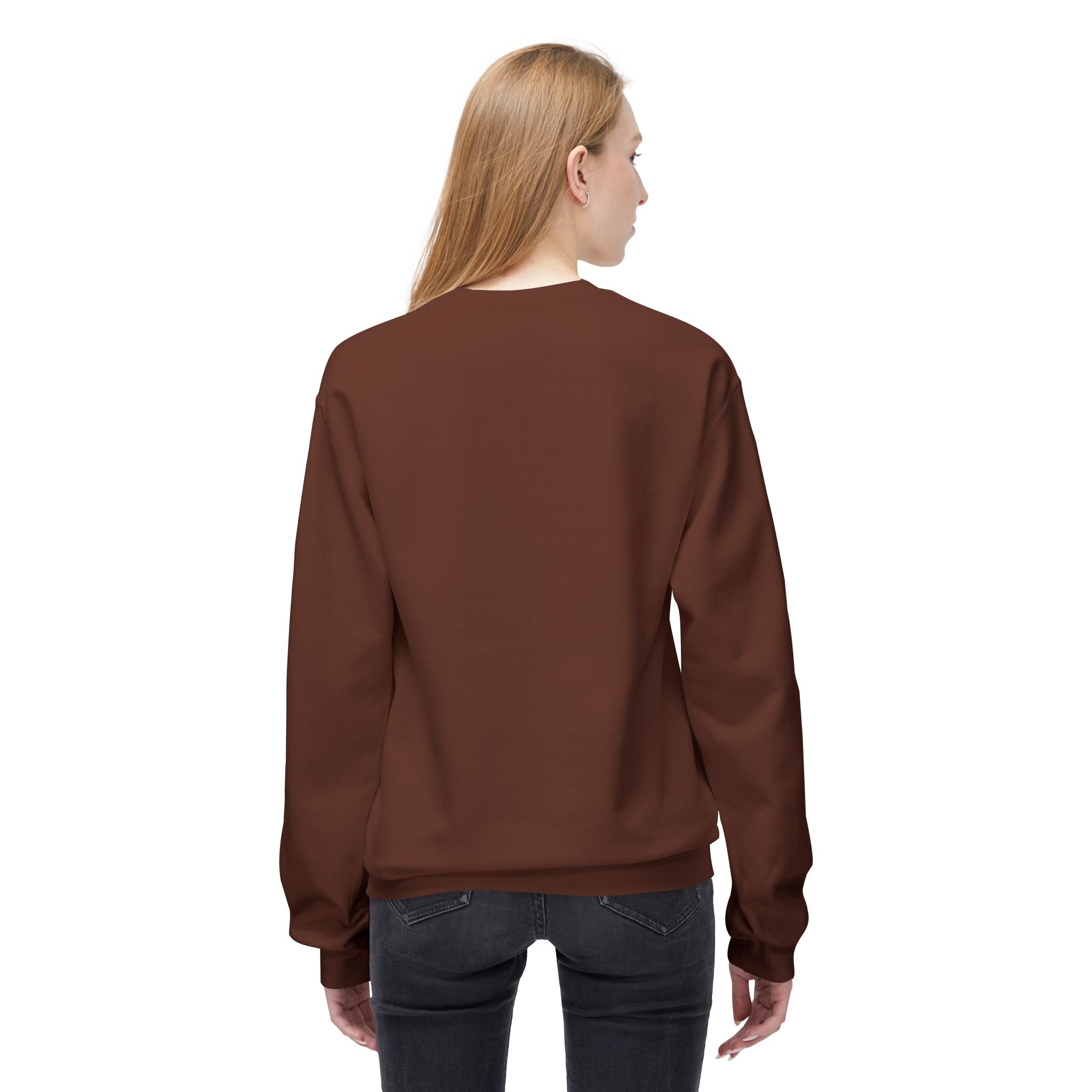 Sweatshirt - 'Never Give Up' Motivational Quote Unisex Crewneck, Trendy Outfit