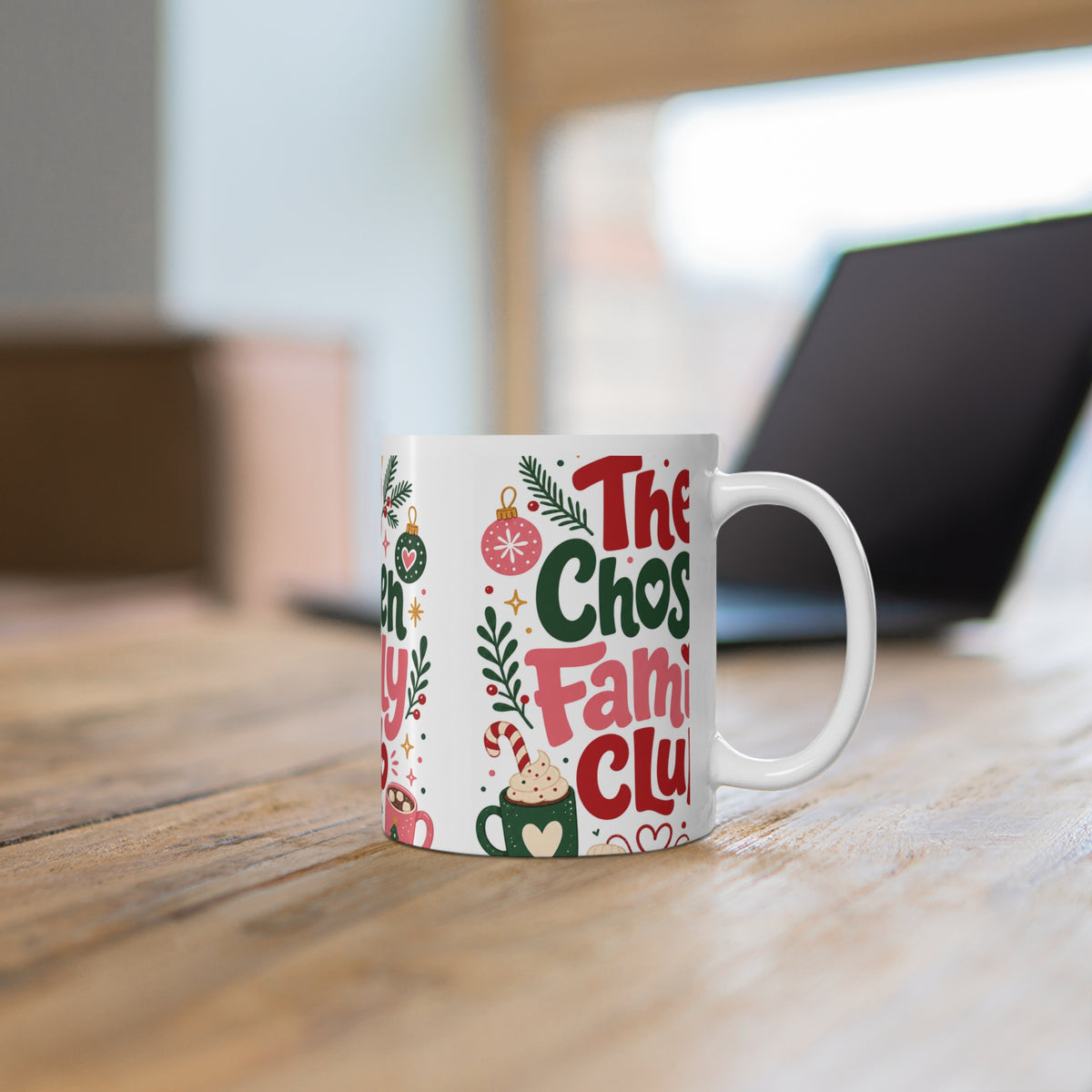 Chosen Family Mug, Best Friend Gift, Friendship Coffee Cup, Friendsmas Gift, Found Family Gift