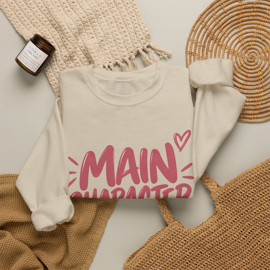 Main Character Off Duty — Gen Z Crewneck Sweatshirt